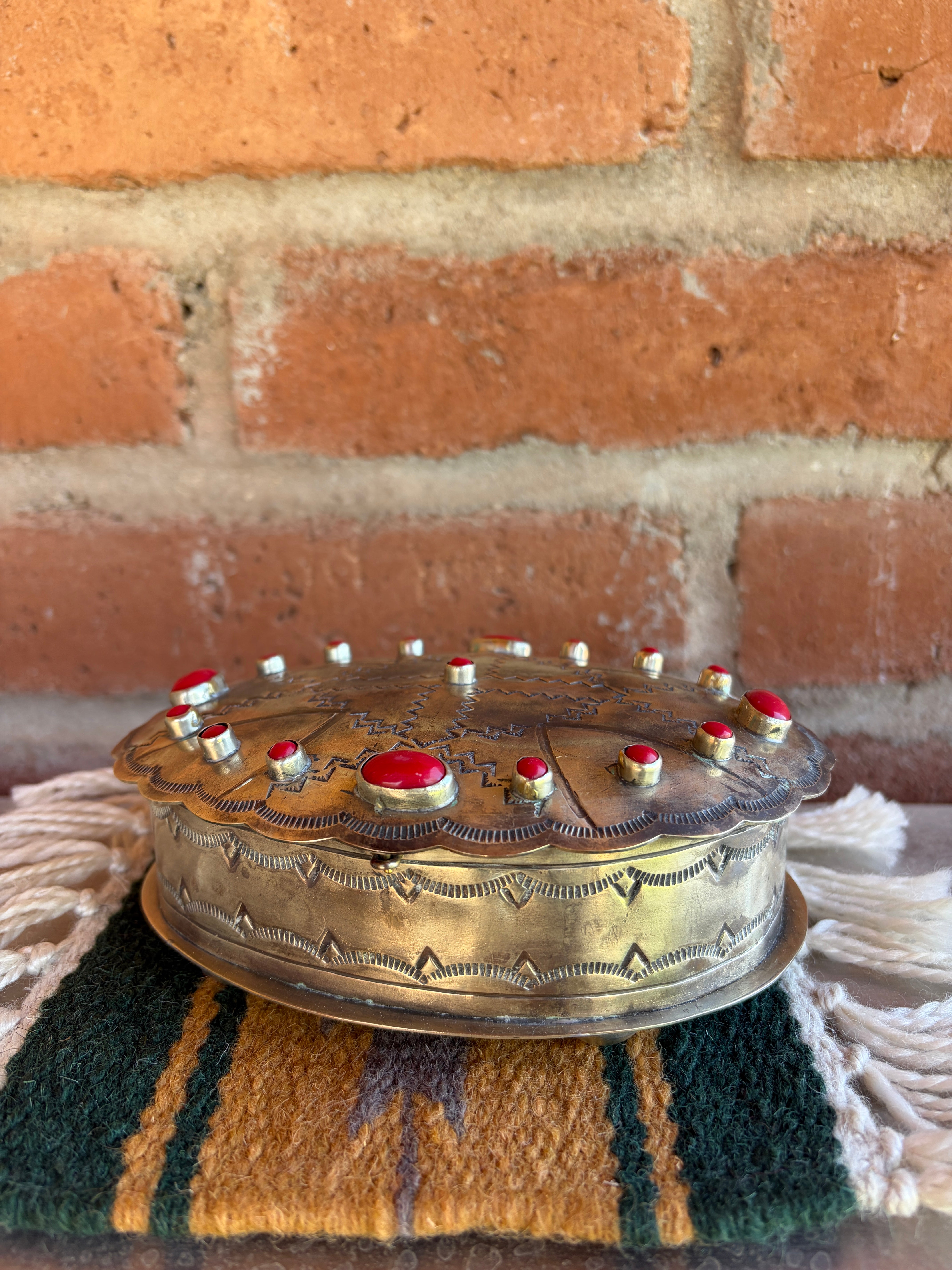 Handmade German Silver Trinket Box