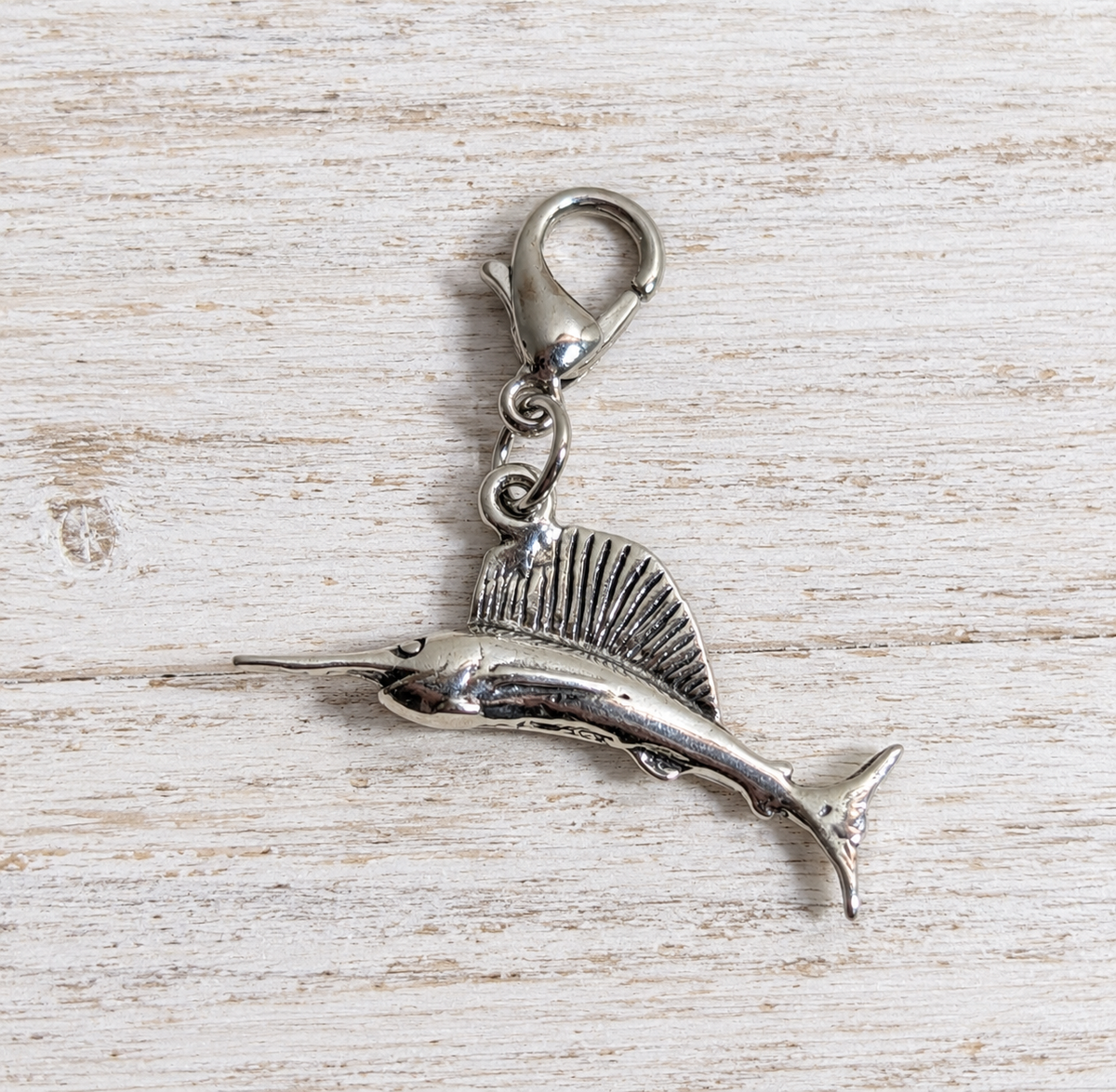 Handcrafted SailFish Marlin Ocean Charm Sterling Silver
