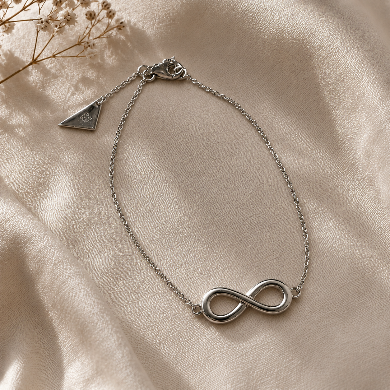 Delicate Infinity Bracelet Sterling Silver