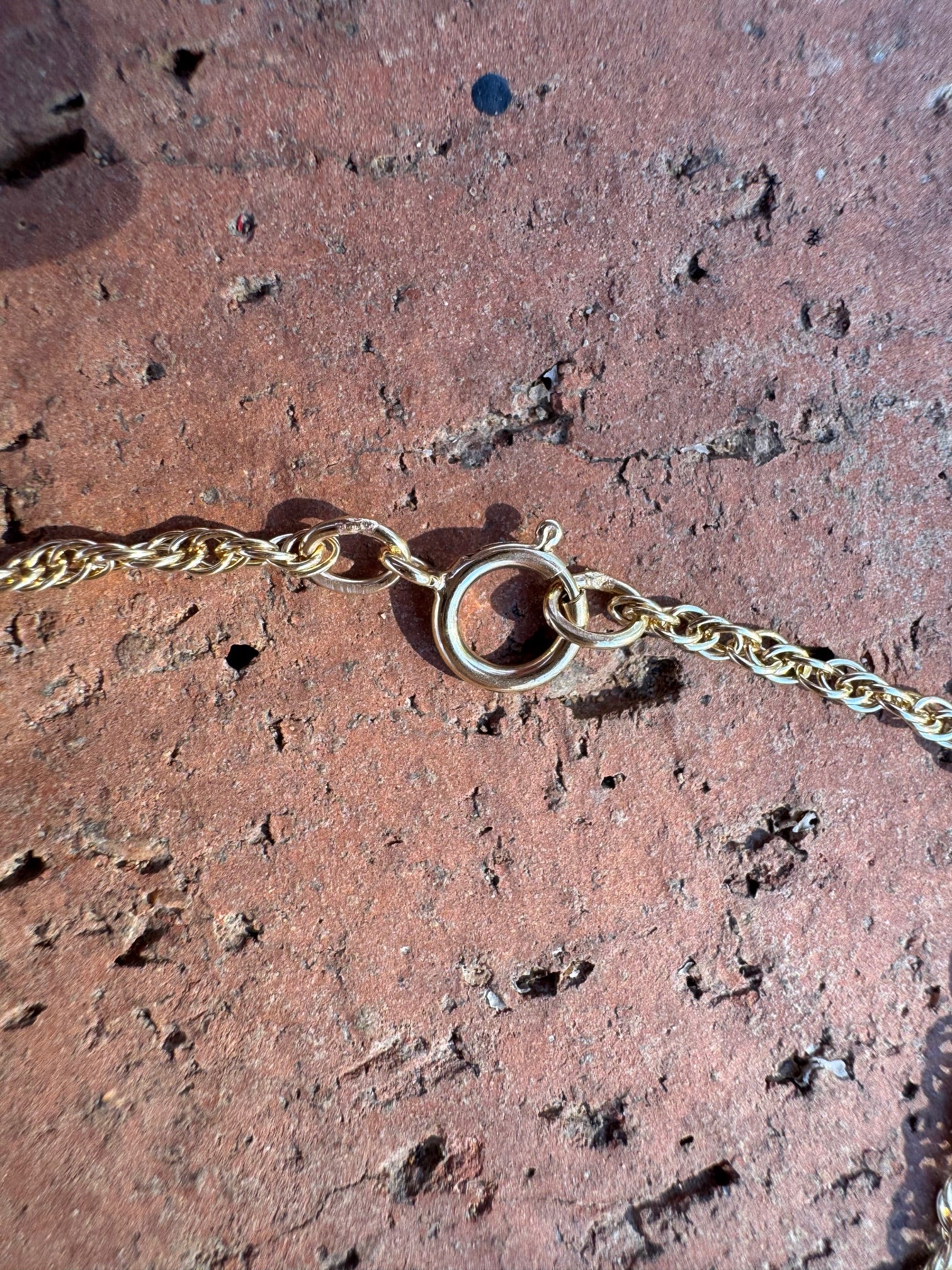 Handmade Gold Filled Over Sterling Silver & Sonoran Mountain Turquoise Inlay Pendant Necklace