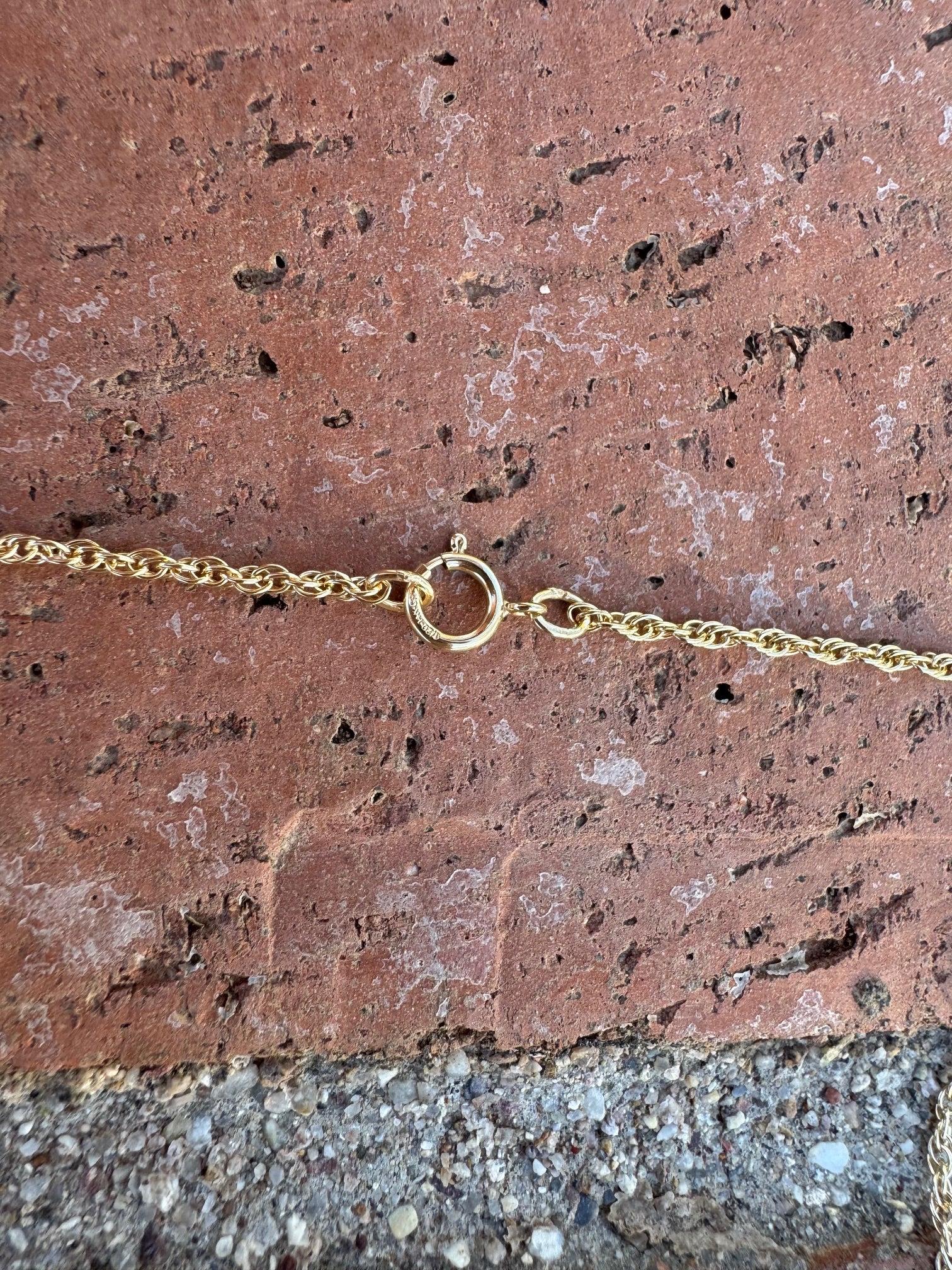 Handmade Gold Filled Over Sterling Silver & Sonoran Mountain Turquoise Inlay Pendant Necklace