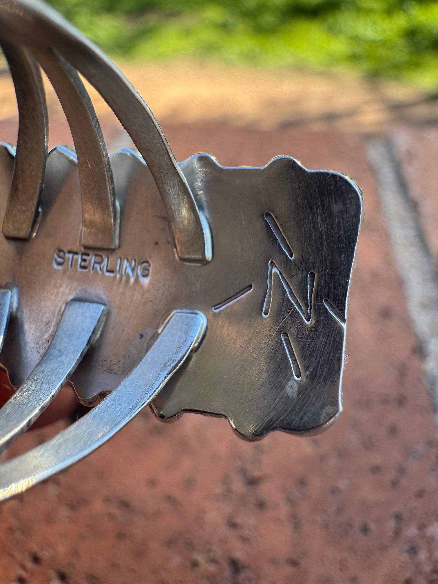 Handcrafted Turquoise & Sterling Silver Cluster Ring