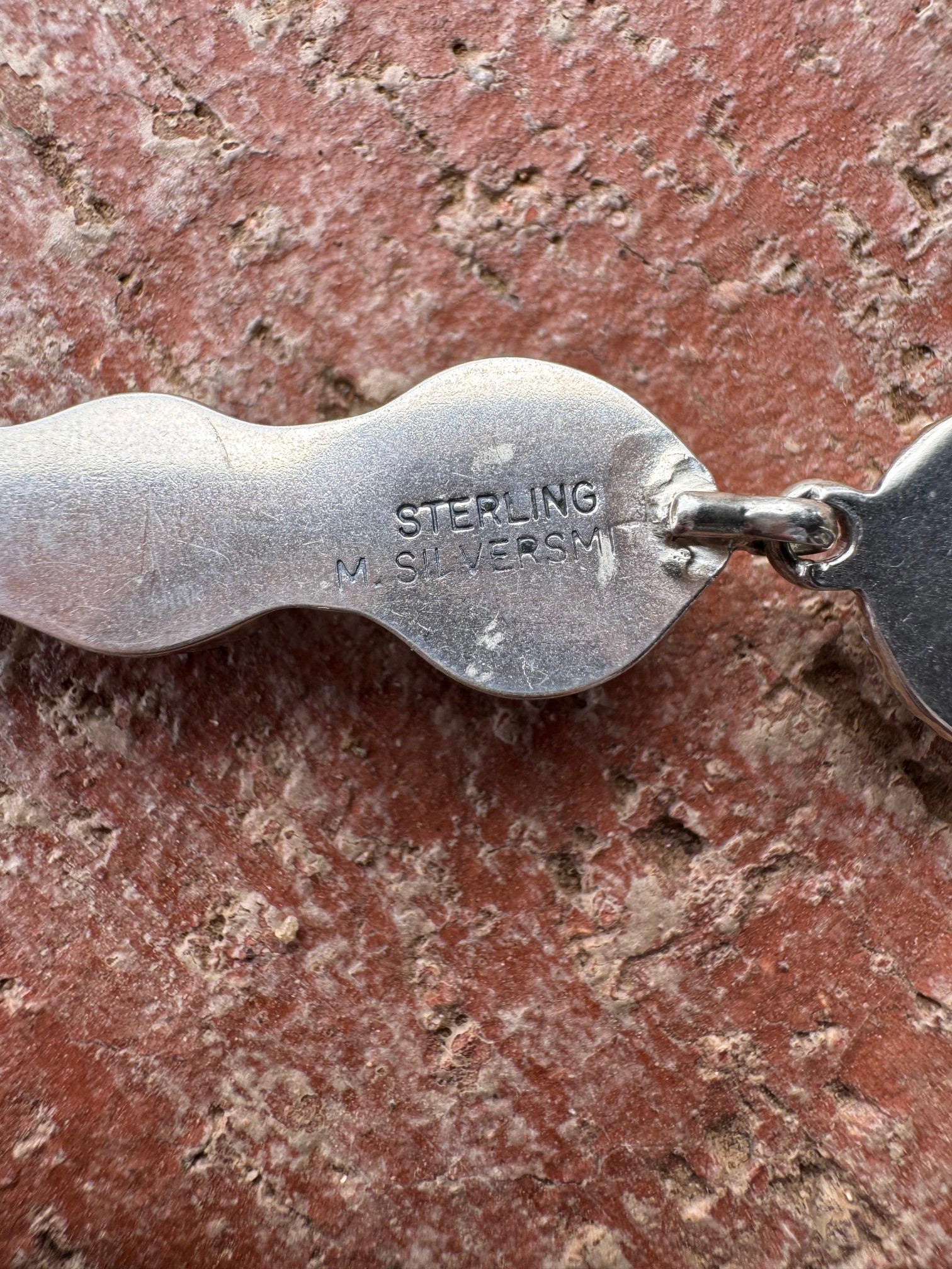 Handcrafted White Buffalo and Sterling Silver Dangle Earrings