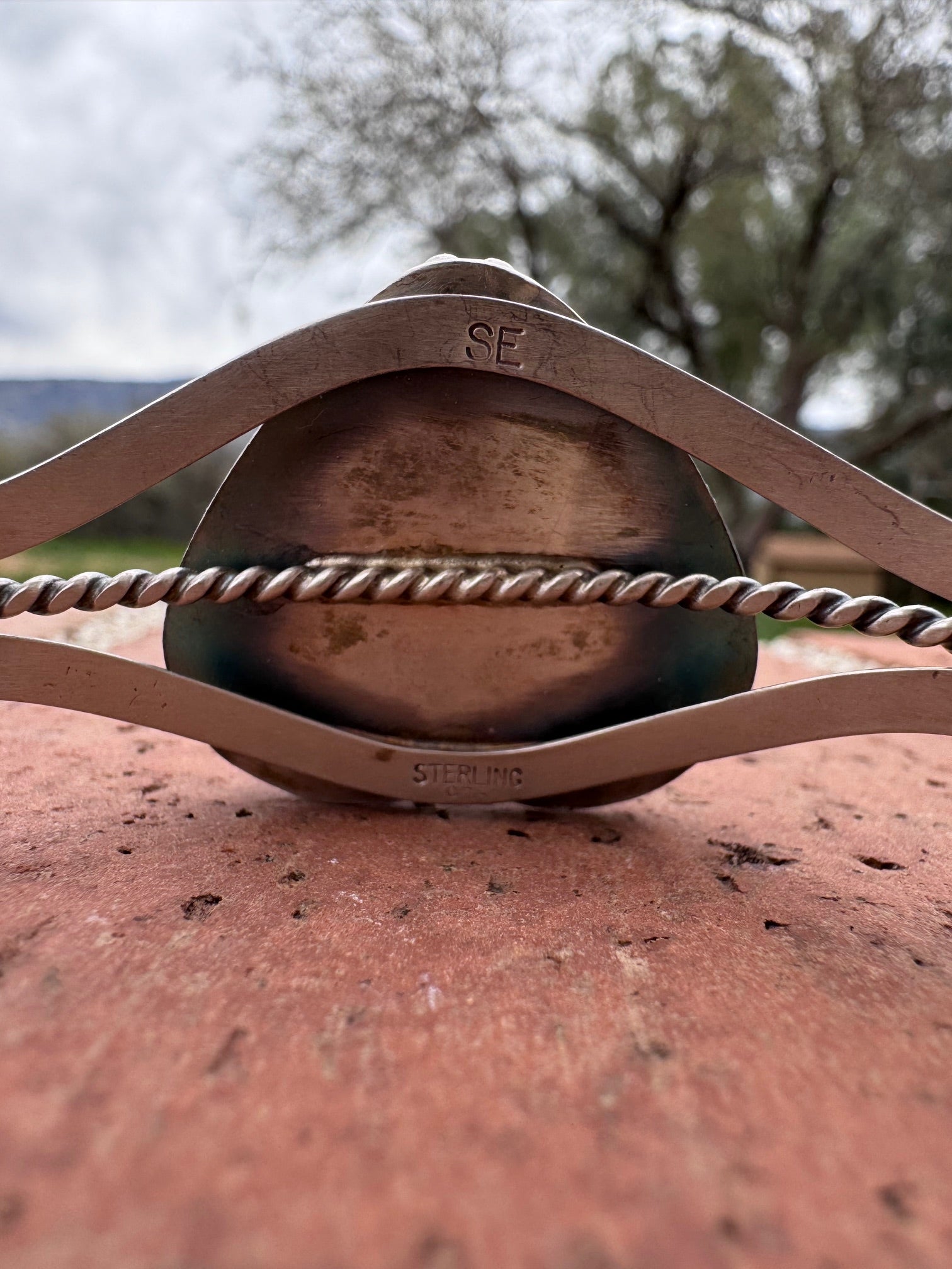 Handcrafted Sterling Silver Wild Horse Cuff Heart Bracelet by Samson Edsity