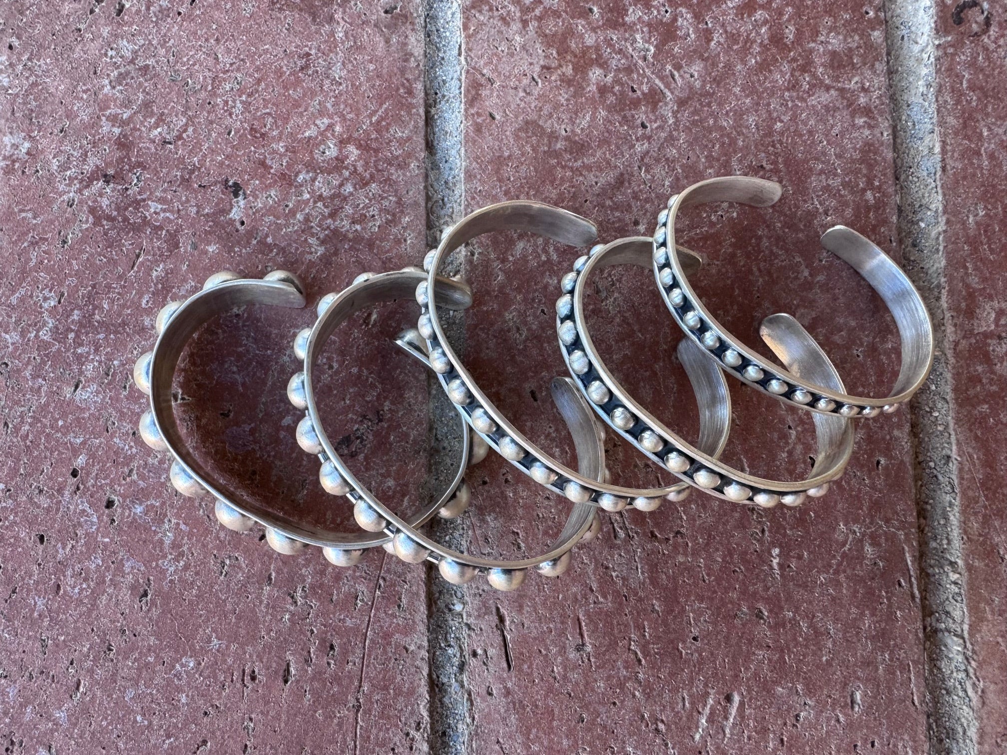 Handmade Sterling Silver Serenity Sphere Bracelets