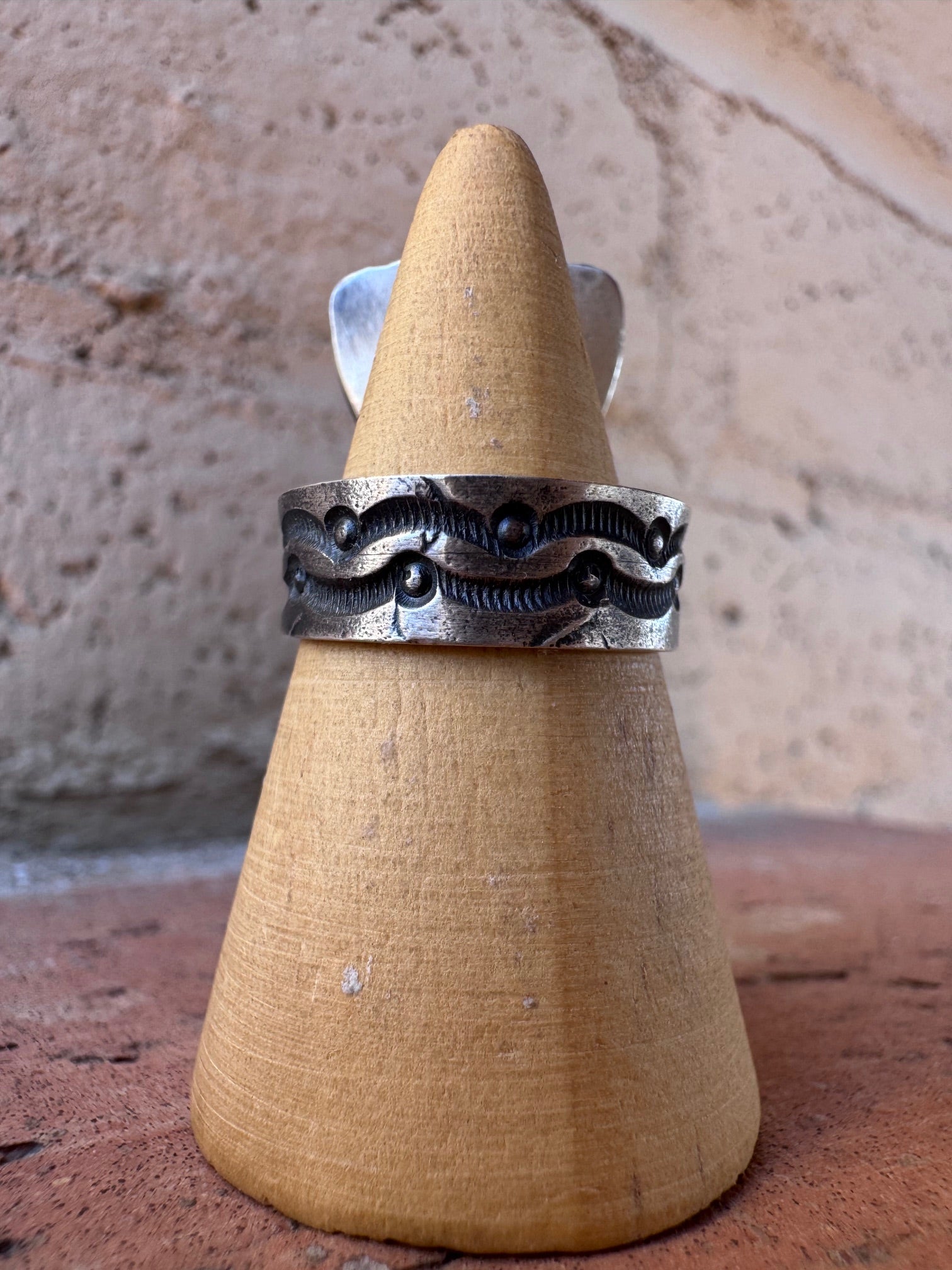 Handcrafted Queen Pink Conch & Sterling Silver Adjustable Statement Ring by Kevin Billah