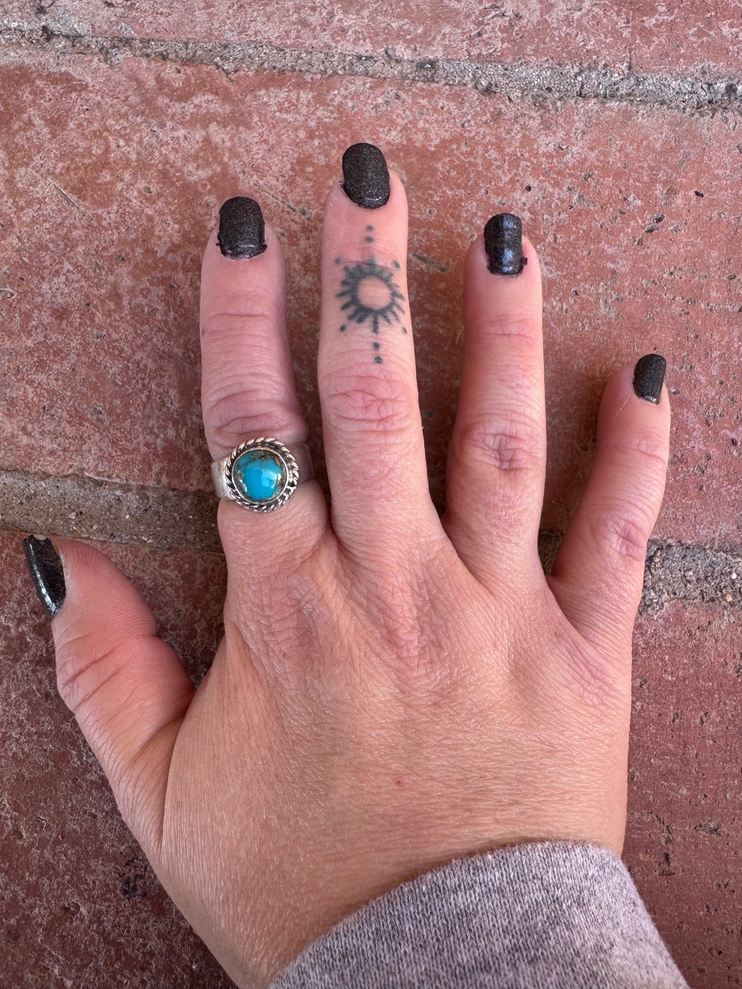Handcrafted Sterling Silver & Turquoise Ring
