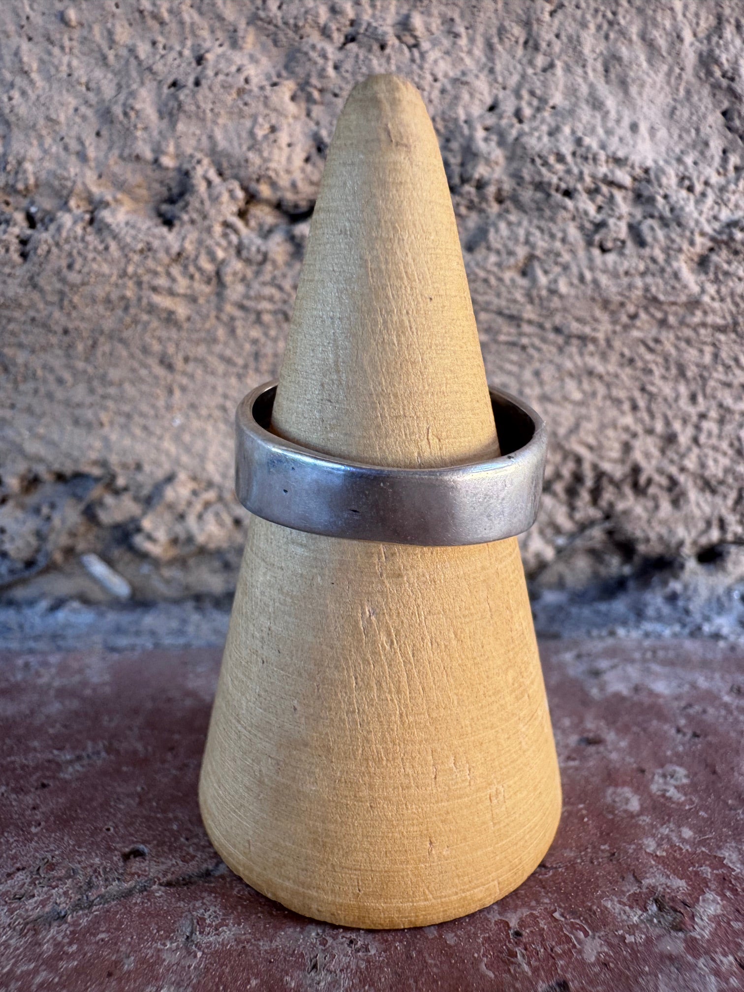 Handcrafted Golden Hills Turquoise & Sterling Silver Ring