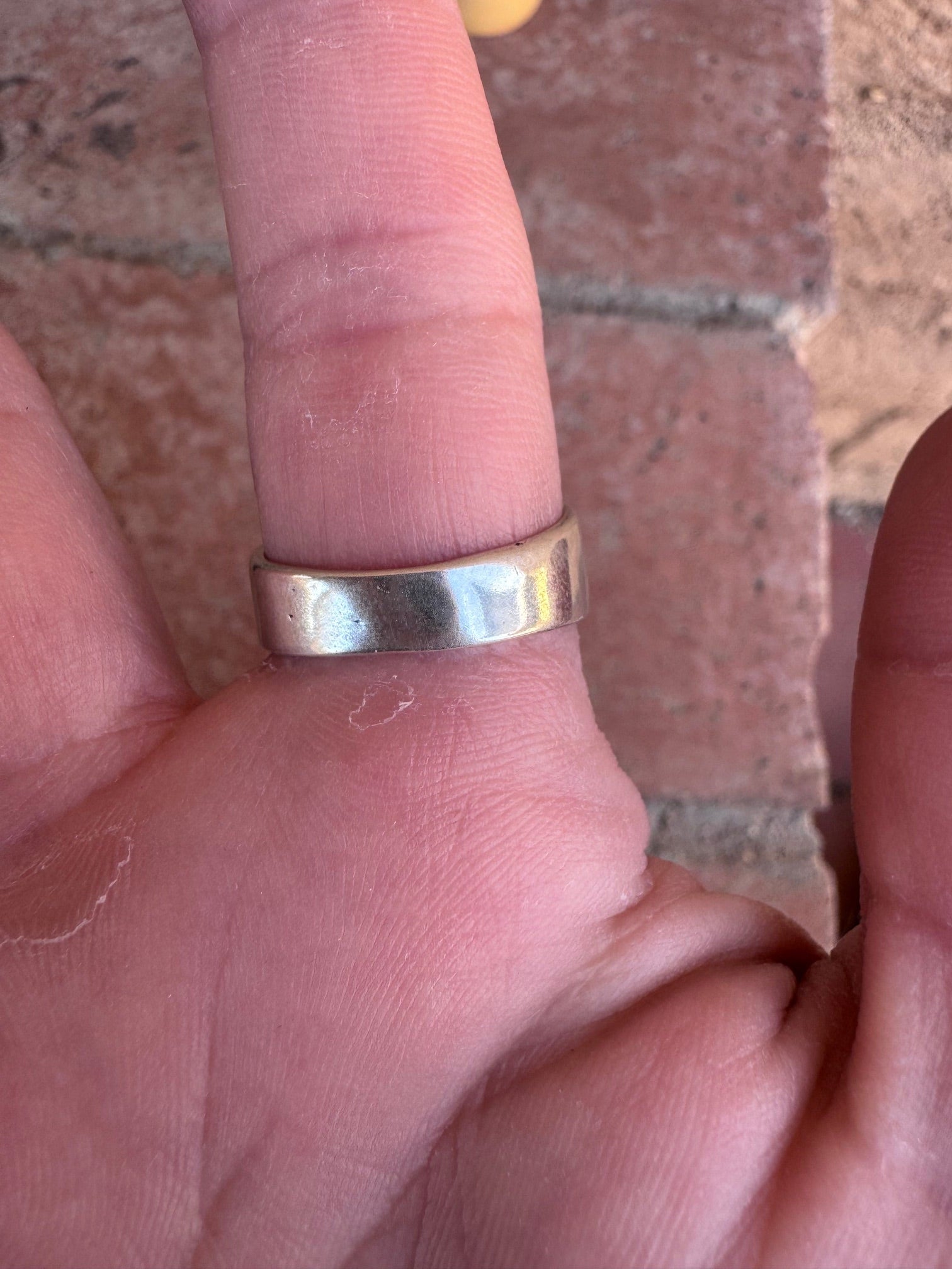 Handcrafted Golden Hills Turquoise & Sterling Silver Ring