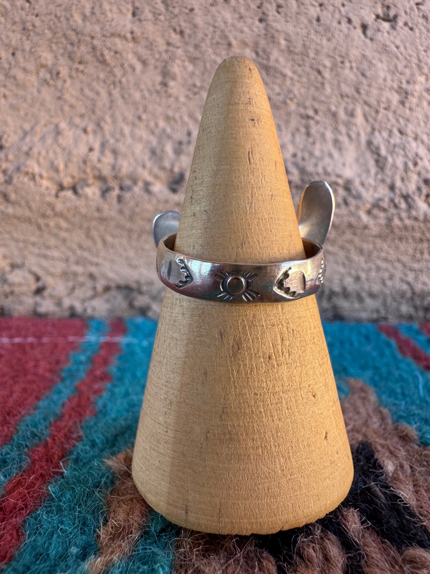 Handcrafted Turquoise & Sterling Silver Cactus Ring