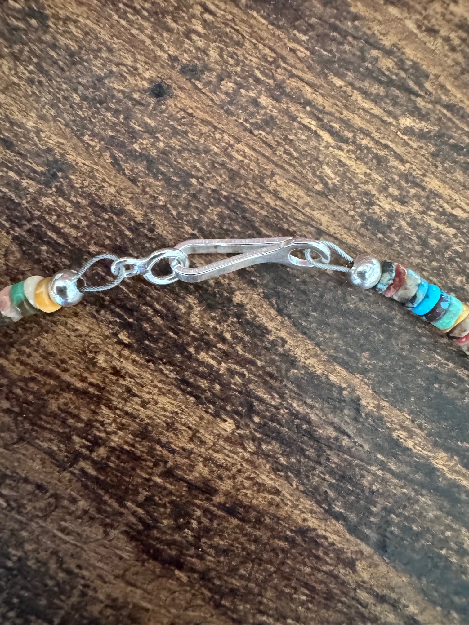 Handcrafted Sterling Silver, Spiny and Turquoise Beaded Necklace