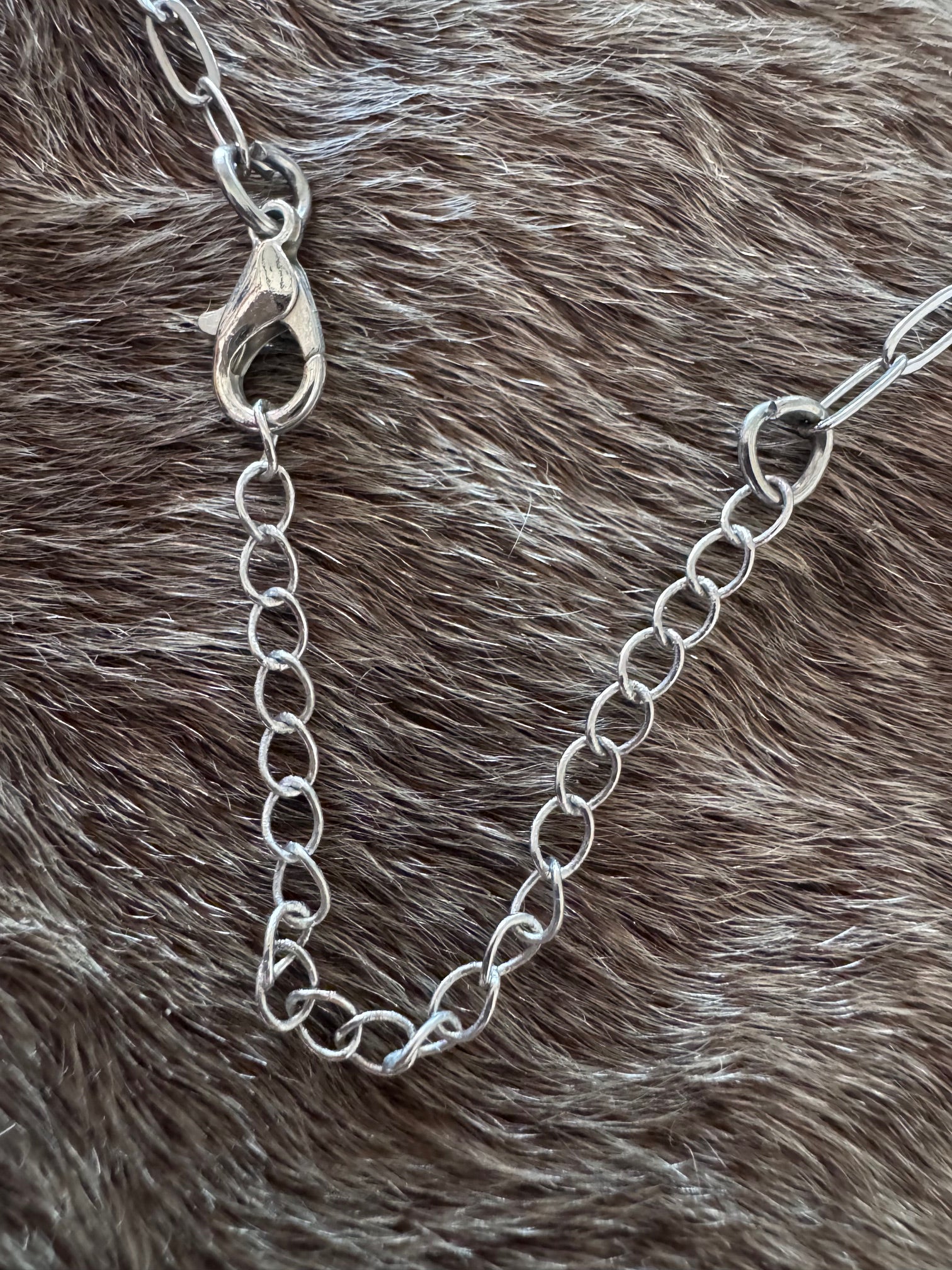 Handmade Silver Plated Cowrie Shell Pendant Chain Necklace 15"-18"