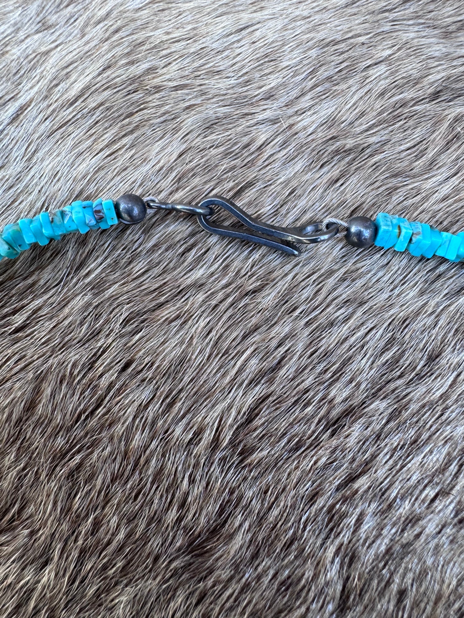 Handcrafted Turquoise & Spiny Oyster 16” Beaded Necklace