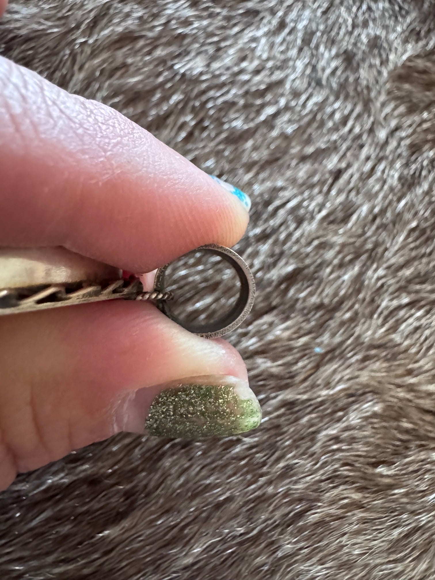 Handmade Sterling Silver & Arizona Turquoise Pendant by Roaming Buffalo