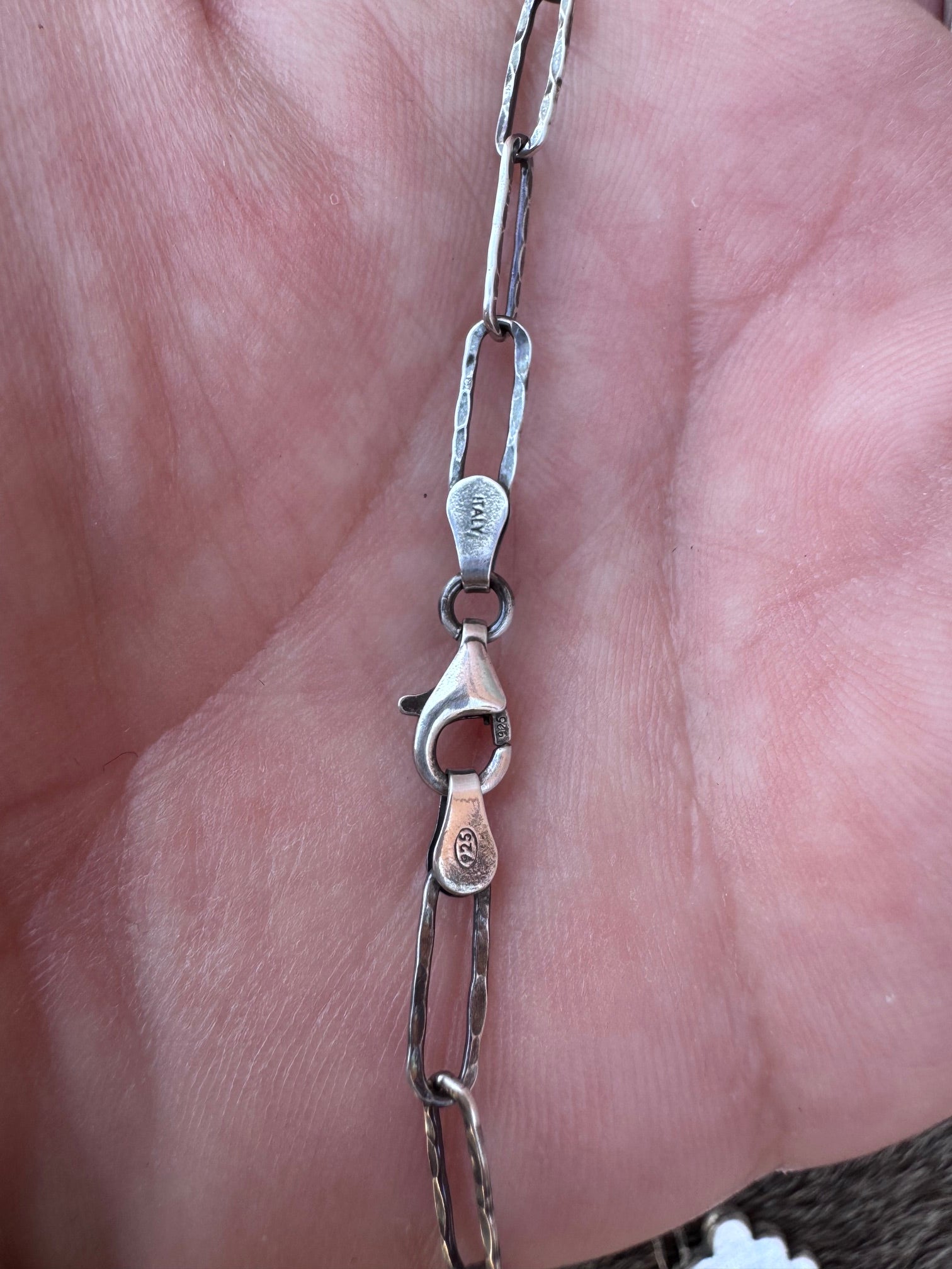 Handmade Sterling Silver & Mixed Turquoise 18" Necklace by Roaming Buffalo