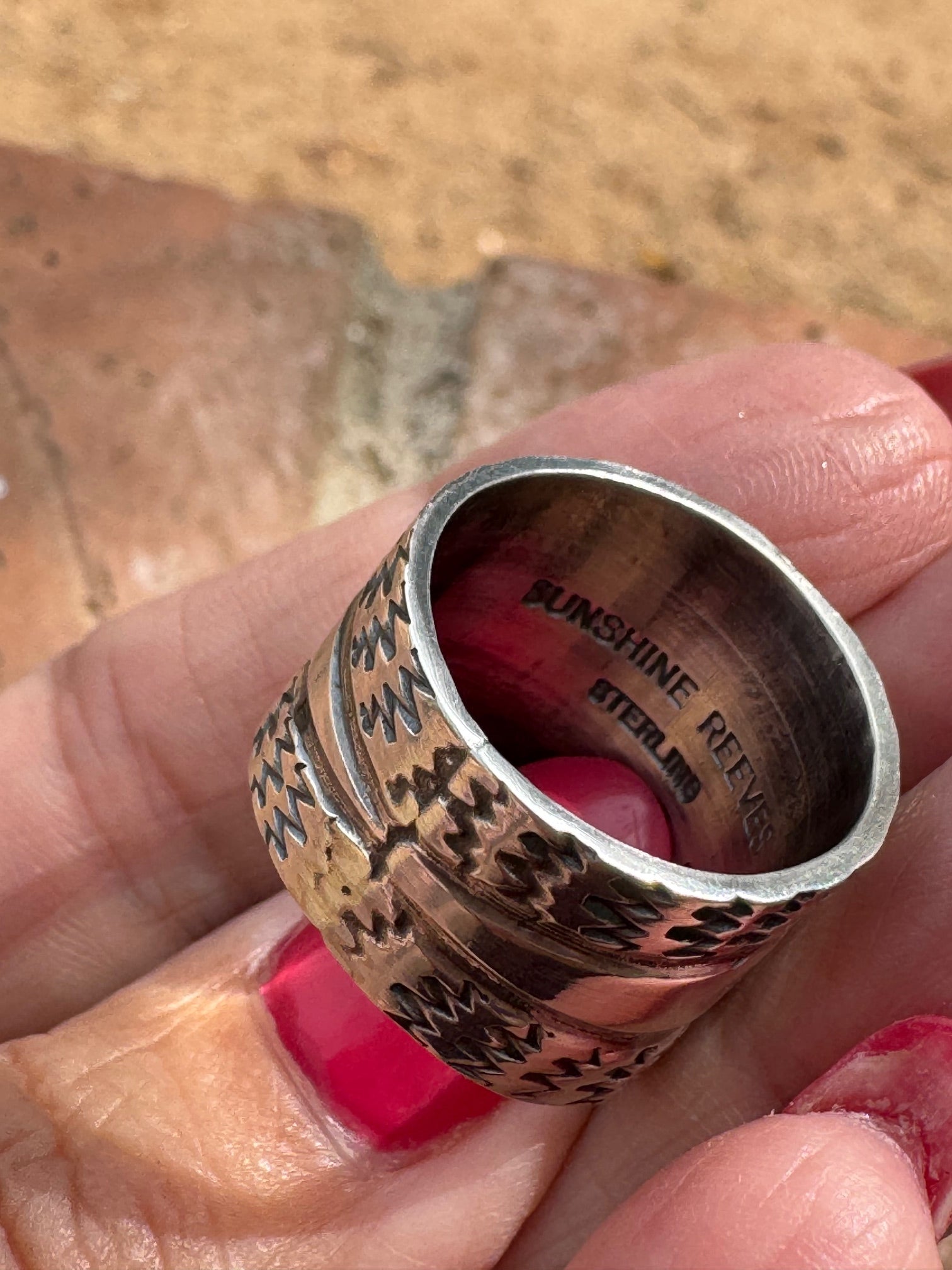 Handcrafted Sterling Silver Star Ring by Sunshine Reeves