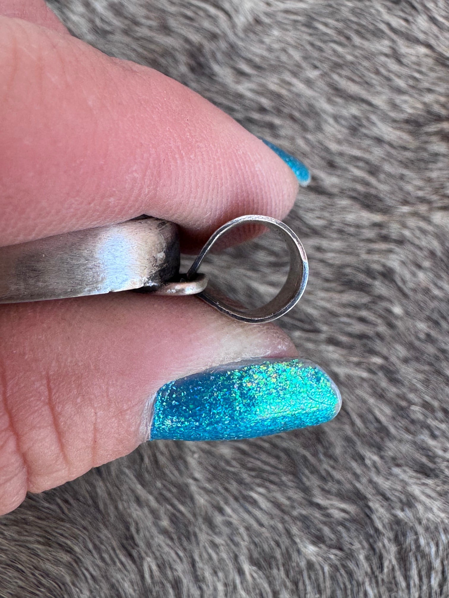 Handcrafted Sterling Silver White Buffalo Blossom Pendant