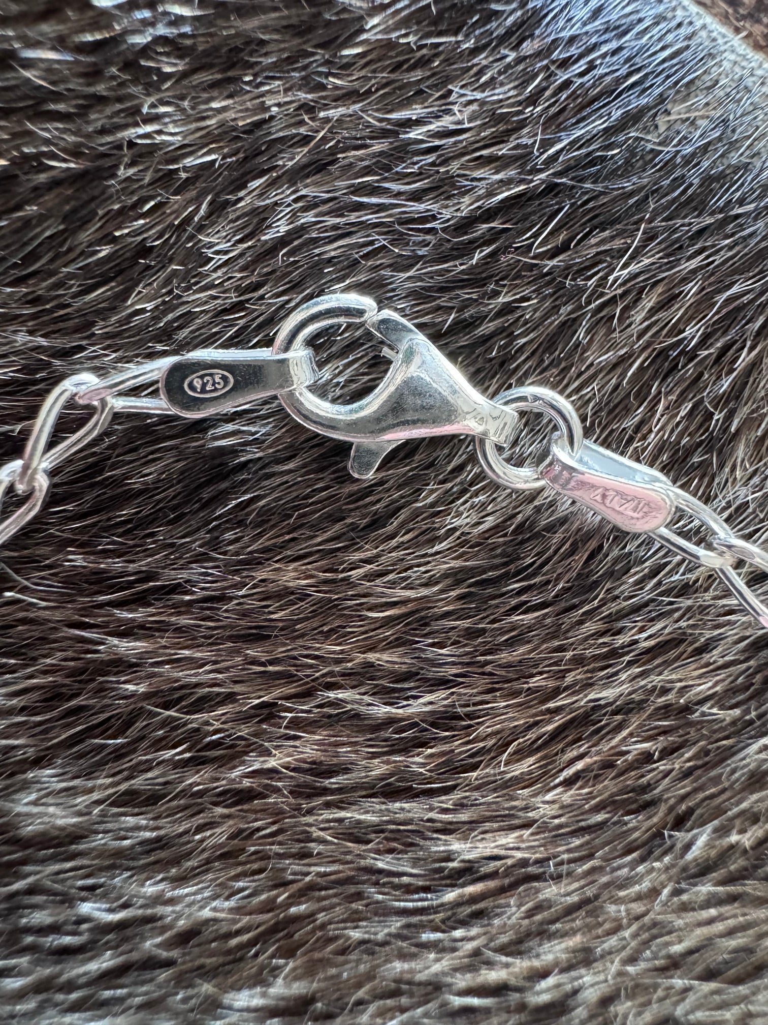 Handmade Sterling Silver Blue Opal, Pink Opal & Pearl Beaded Chain Necklace 19.5" by Roaming Buffalo
