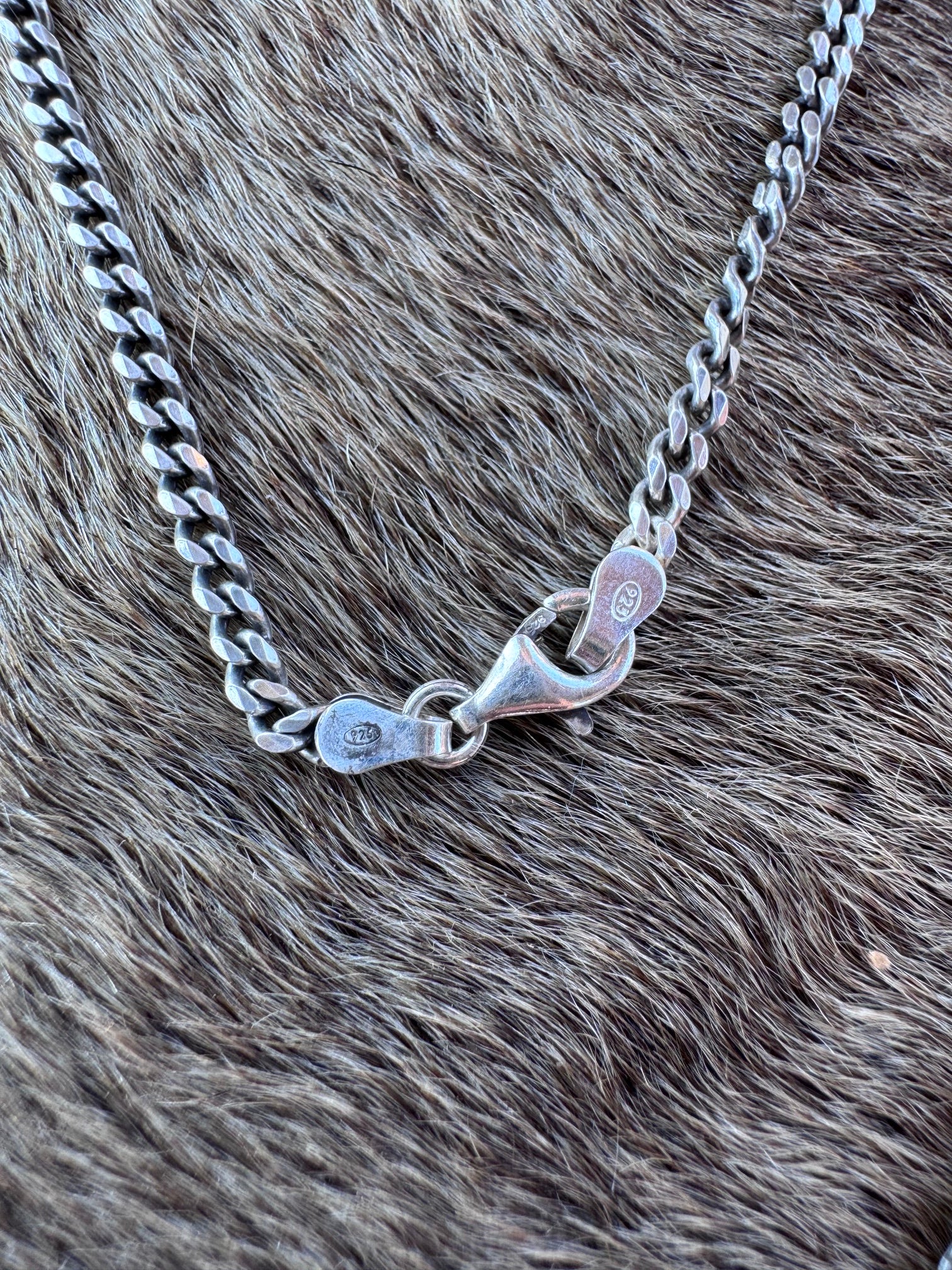 Handmade Sterling Silver Checkered Billiard Ball Bar 19.5" Necklace by Roaming Buffalo
