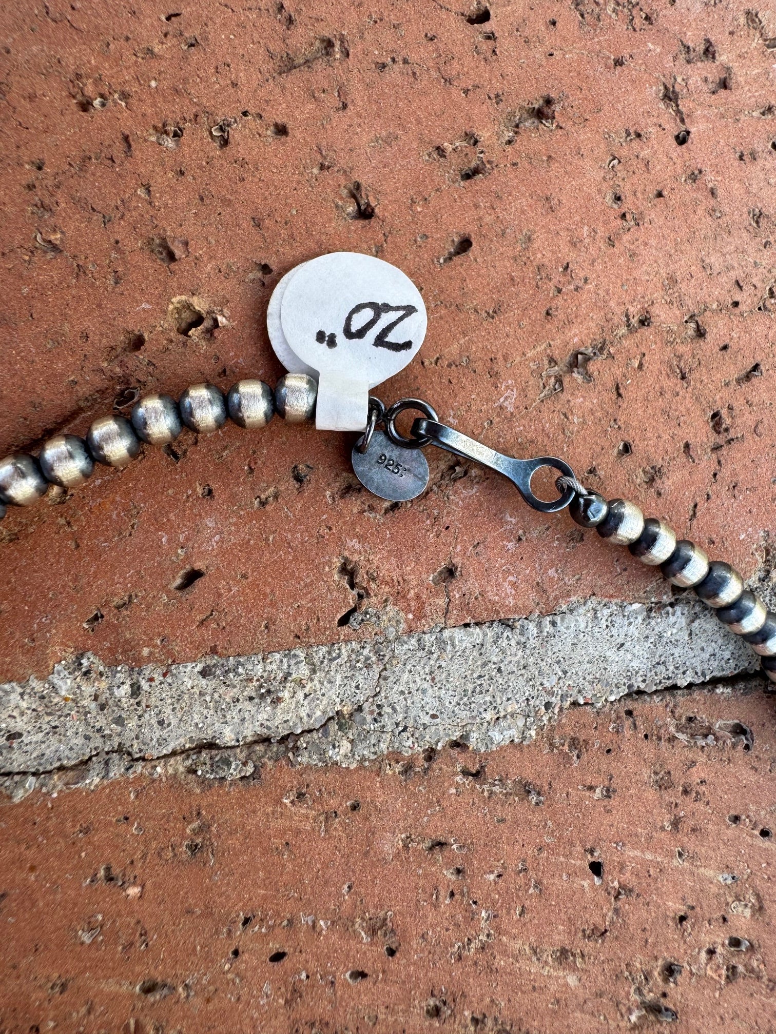 Handcrafted Sterling Silver & Gold 4 & 10mm Beaded Necklace