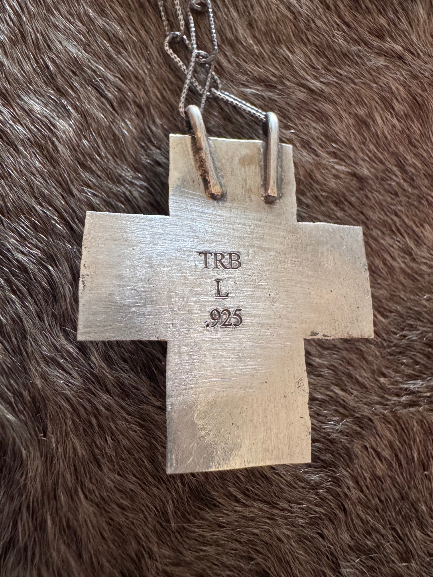 Handmade Sterling Silver Sierra Nevada Cross 18" Necklace by Roaming Buffalo