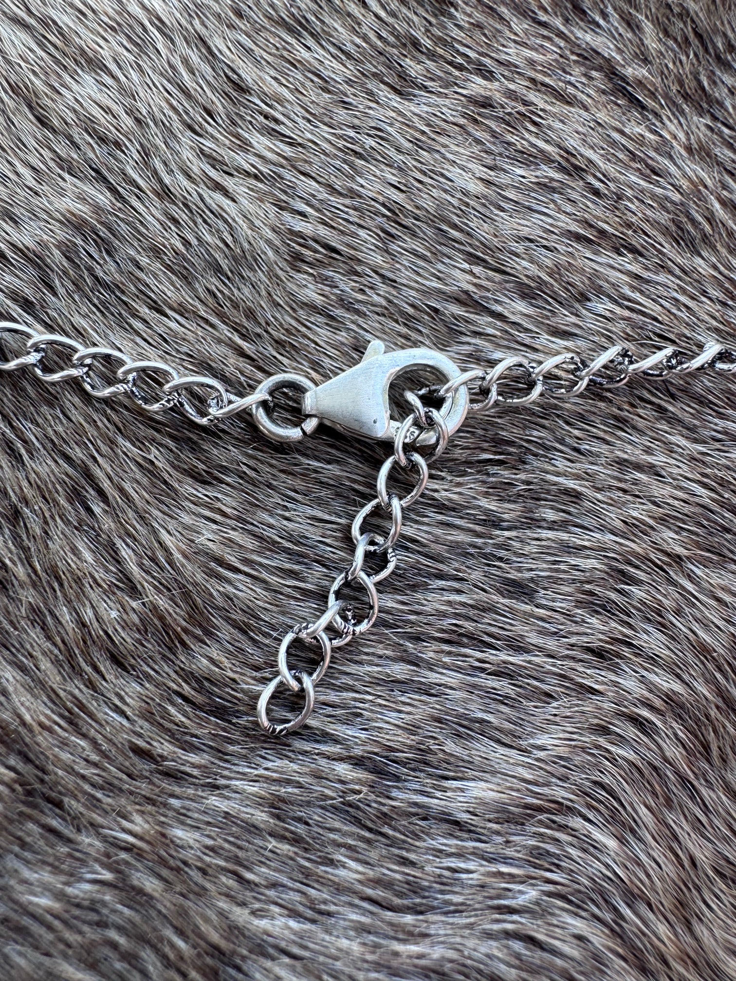 Handmade Sterling Silver Royston Turquoise Necklace "Signed Nizhoni"