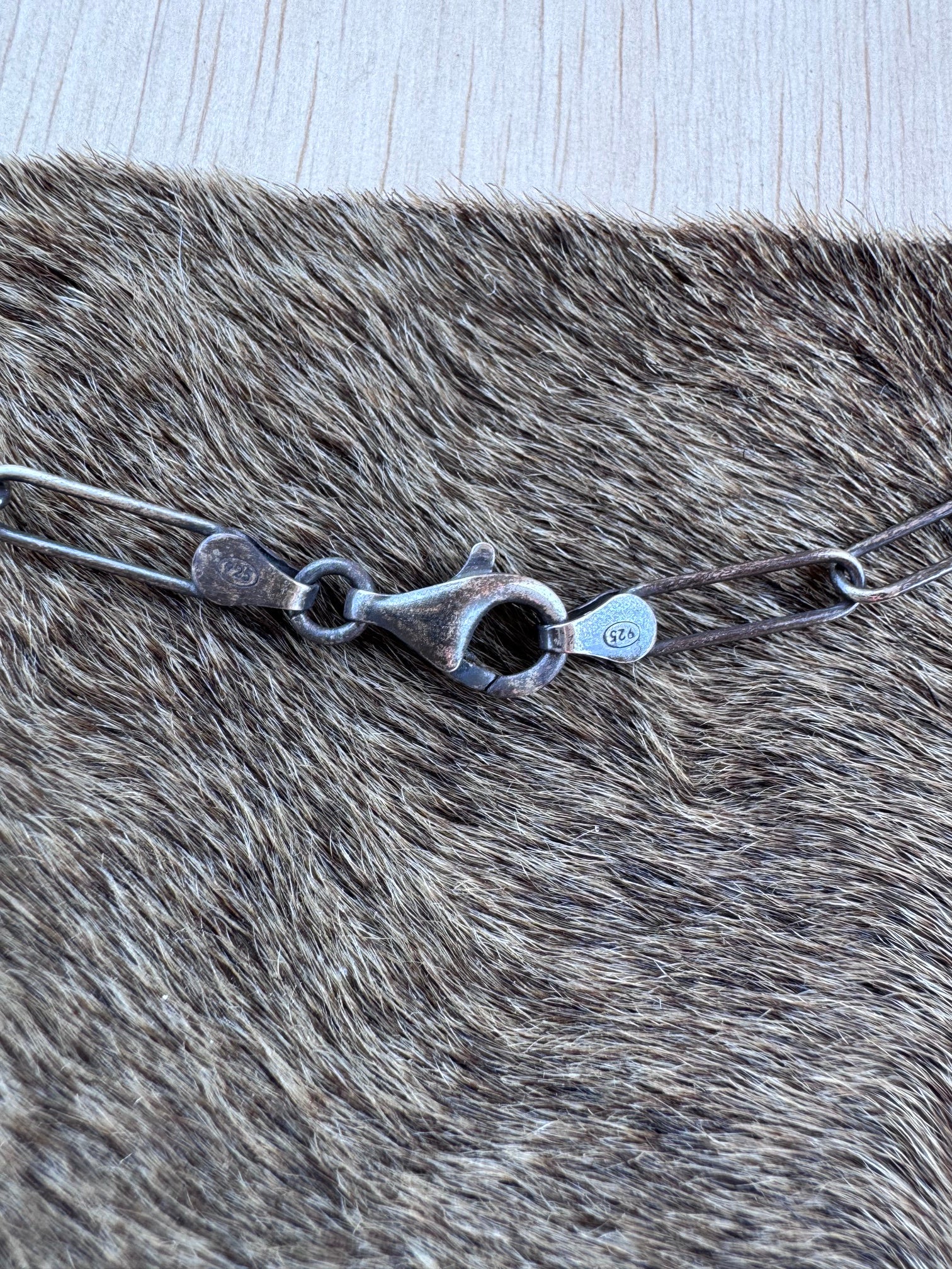 Handmade Sterling Silver & Mixed Media Turquoise Butterfly 19.5" Necklace by Roaming Buffalo