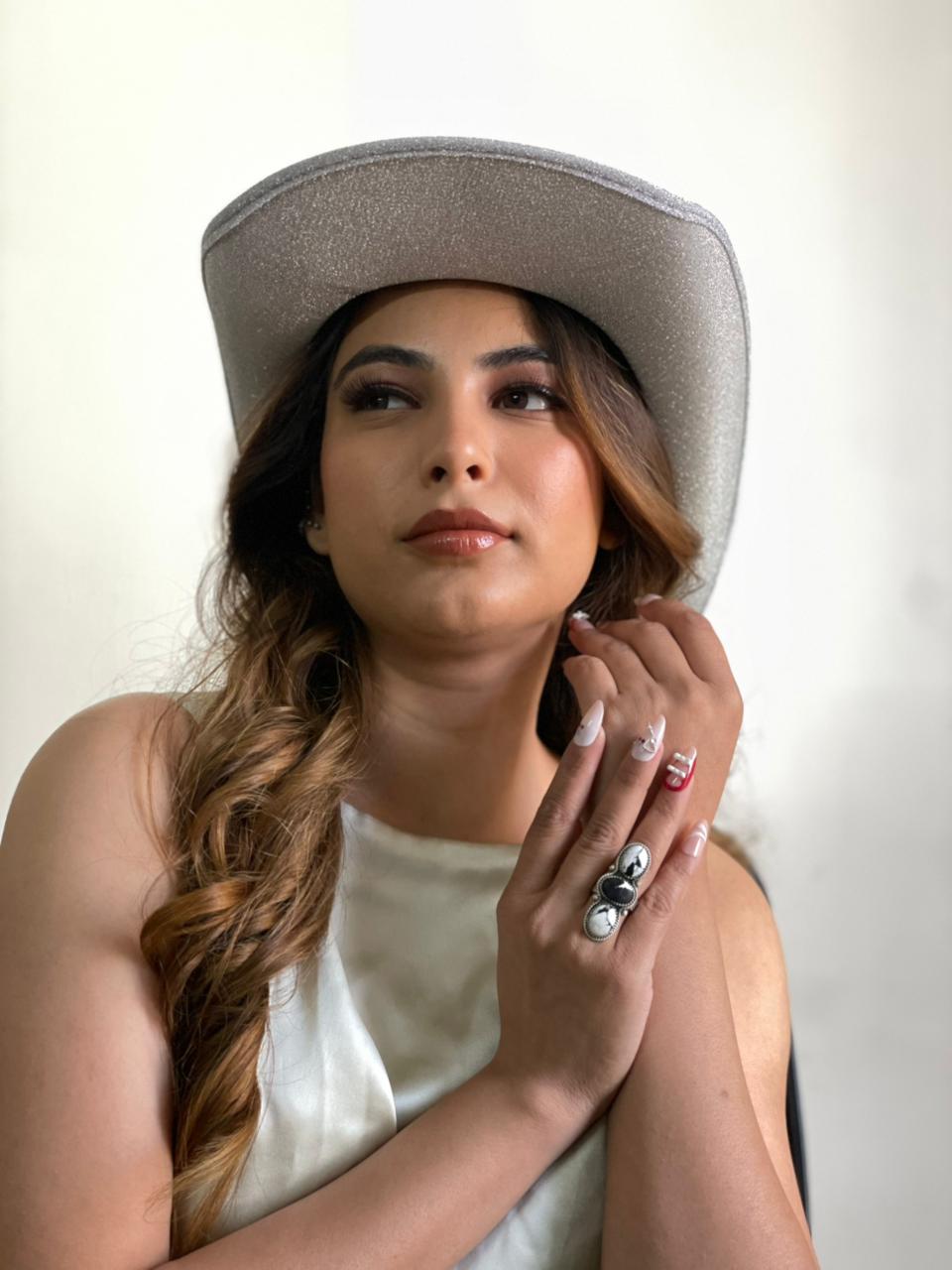 Handmade Sterling Silver White Buffalo Adjustable Ring "Signed Nizhoni"