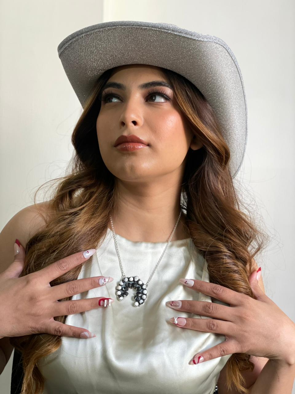 Handmade Sterling Silver White Buffalo Necklace "Signed Nizhoni"