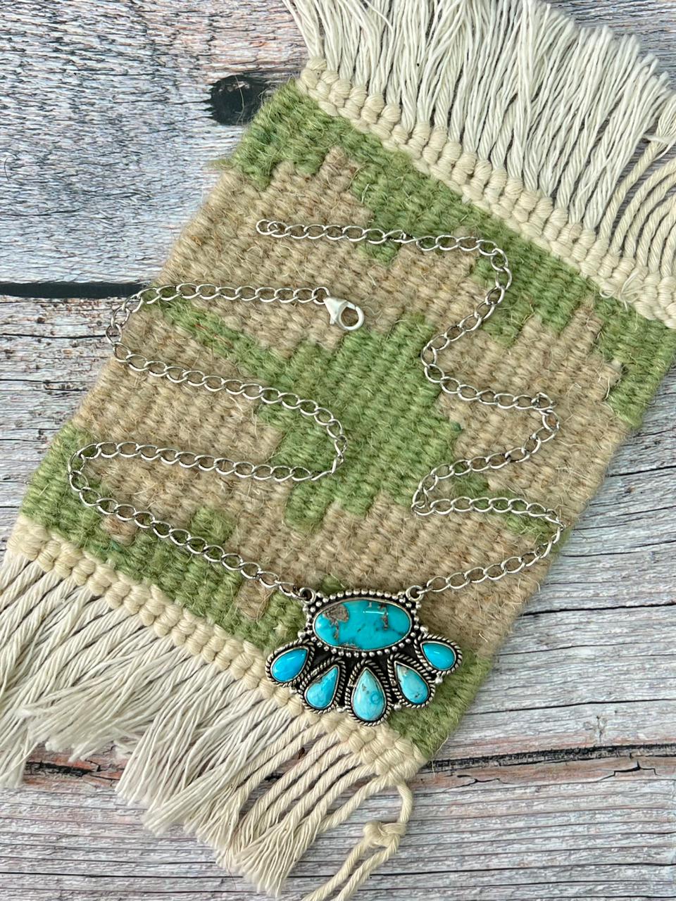 Handmade Sterling Silver Sierra Bella Necklace "Signed Nizhoni"