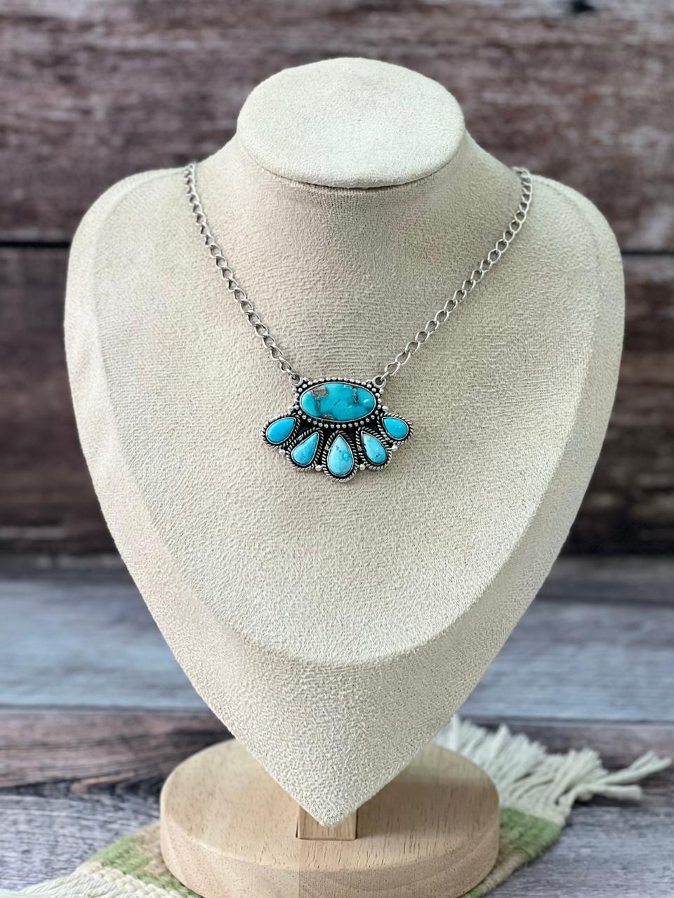 Handmade Sterling Silver Sierra Bella Necklace "Signed Nizhoni"