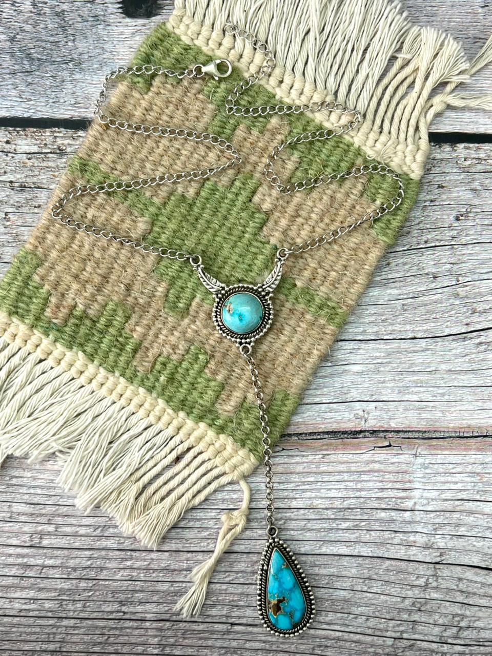 Handmade Sterling Silver Sierra Bella Necklace "Signed Nizhoni"