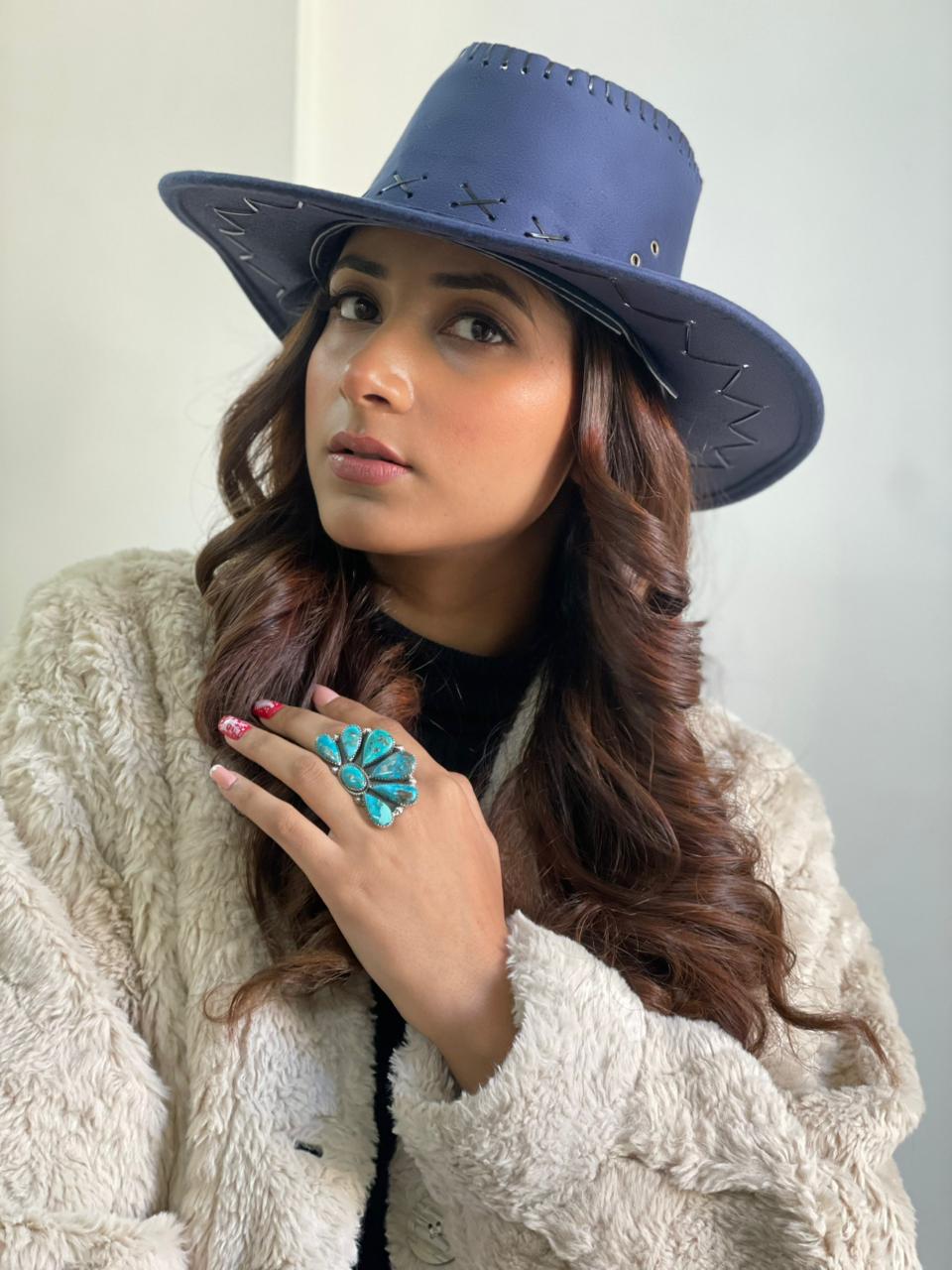 Handmade Sterling Silver Sierra Bella Adjustable Ring "Singed Nizhoni"