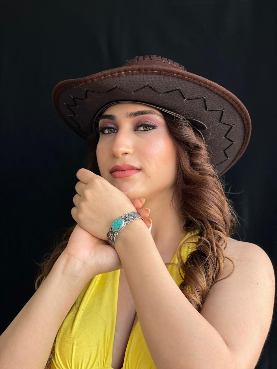 Handmade Sterling Silver Kingman Turquoise Thunderbird Cuff Bracelet "Signed Nizhoni"