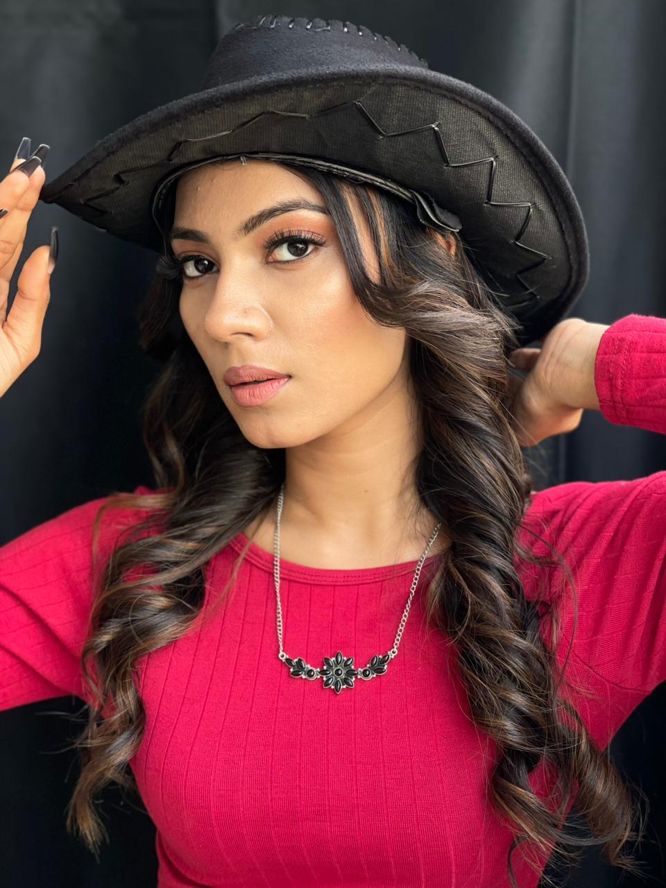 Handmade Sterling Silver Black Onyx Necklace "Signed Nizhoni"