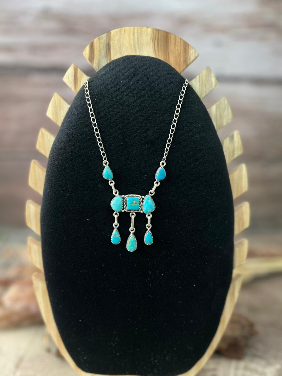 Handmade Sterling Silver Santa Maria Necklace "Signed Nizhoni"