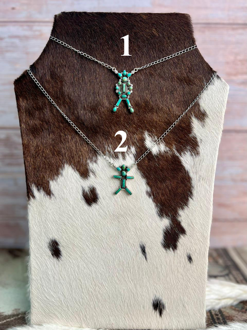 Handmade Sterling Silver Kingman Turquoise Necklace "Signed Nizhoni"