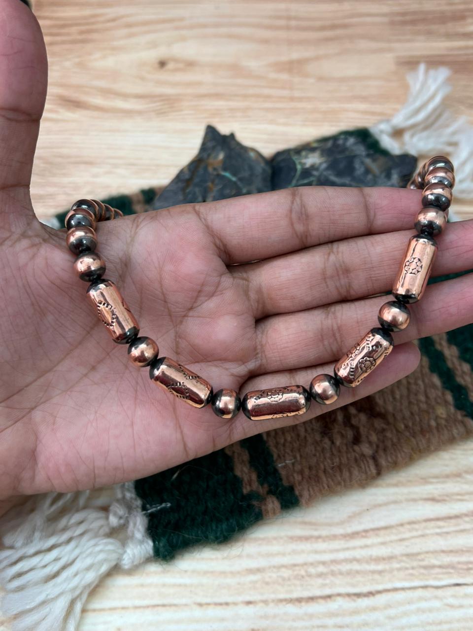 Handmade Nizhoni Copper Beads Necklace