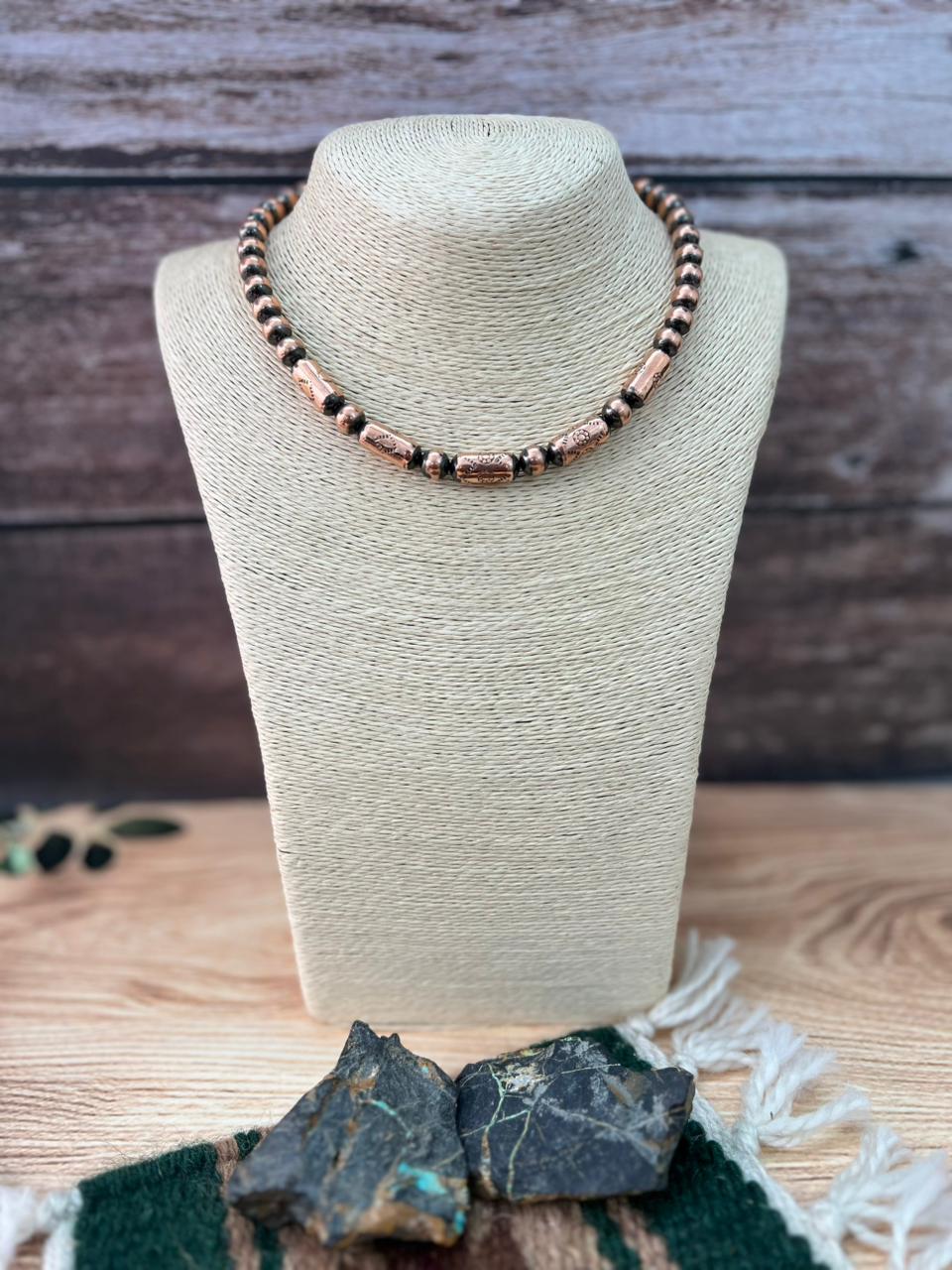 Handmade Nizhoni Copper Beads Necklace