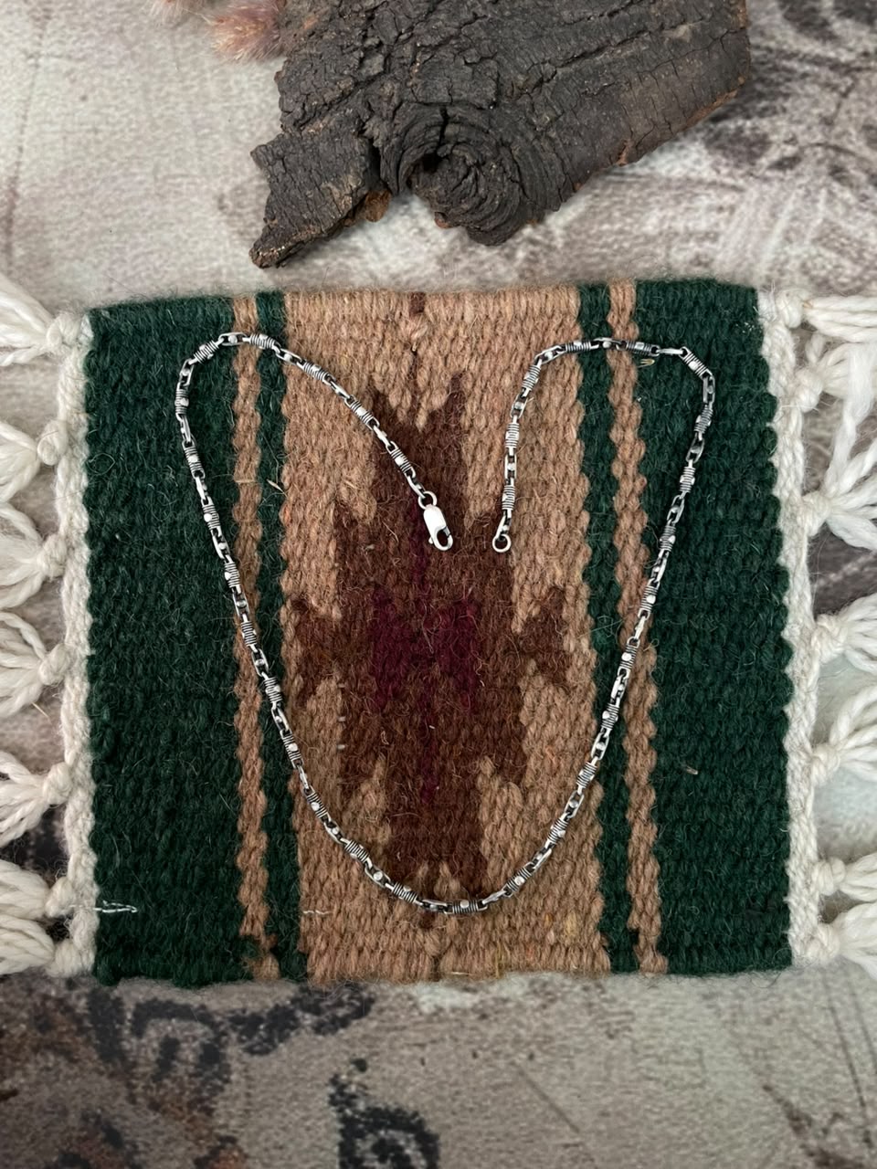 Handmade Sterling Silver Link Chain Necklace