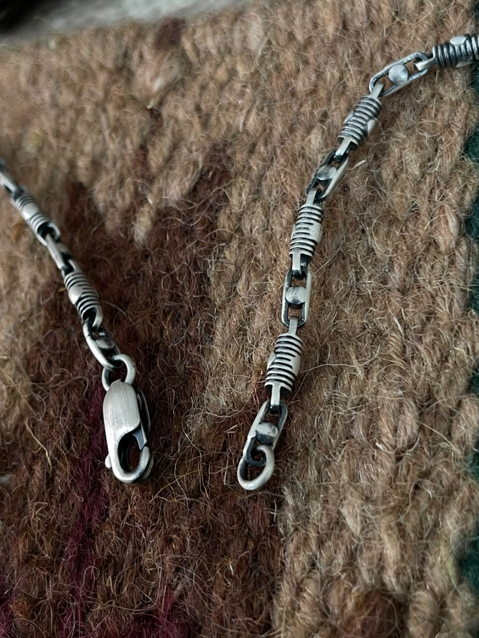 Handmade Sterling Silver Link Chain Necklace