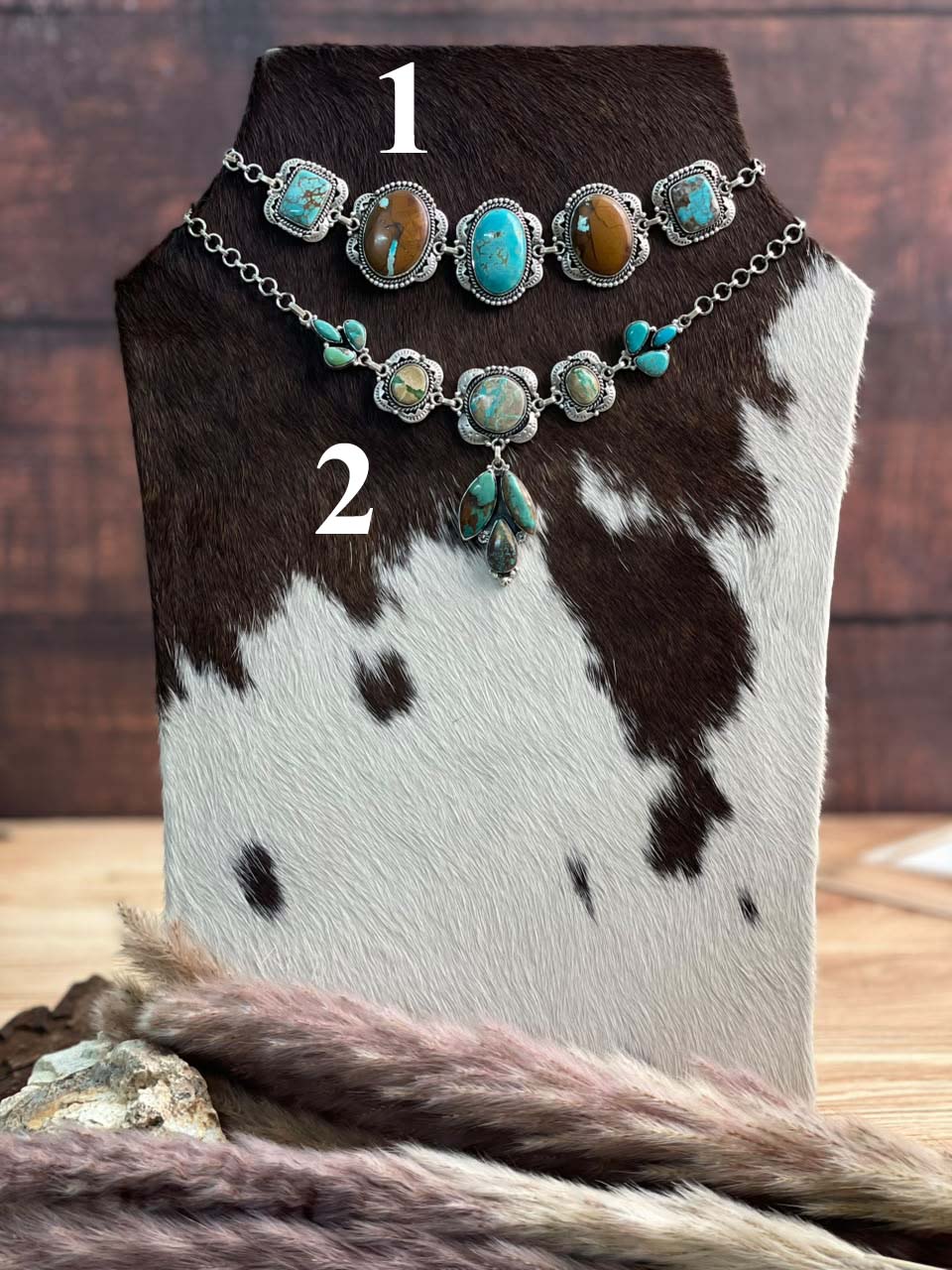 Handmade Sterling Silver Royston Turquoise Choker Necklace Signed Nizhoni