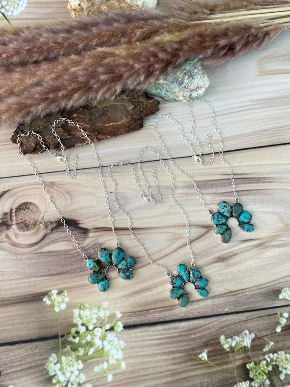 Handmade Sterling Silver Sierra Nevada Naja Necklace Signed Nizhoni