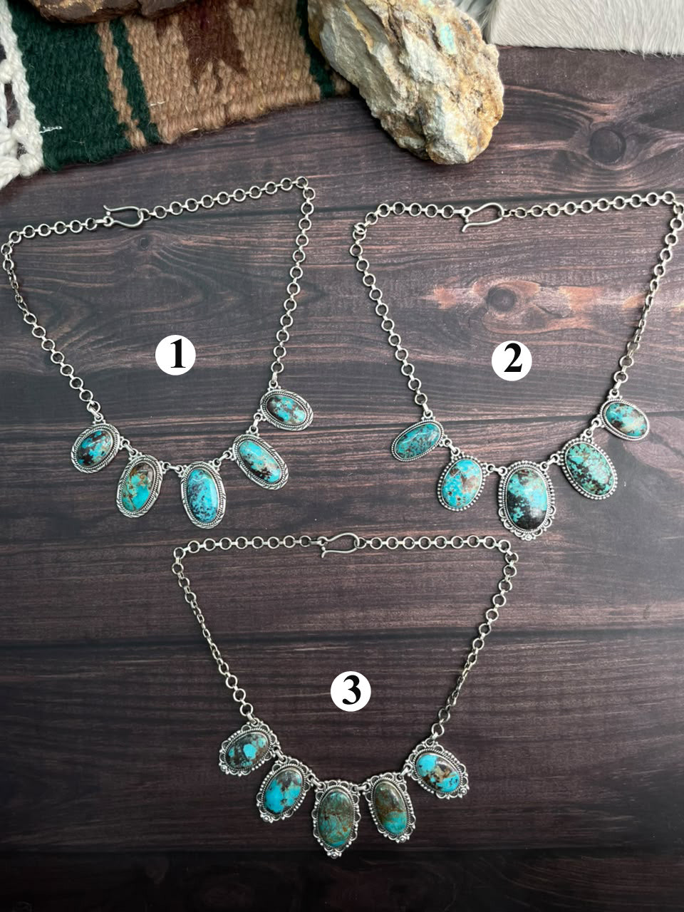 Handmade Sterling Silver Crimson Cowgirl Turquoise Collection: Choker Necklace Signed Nizhoni