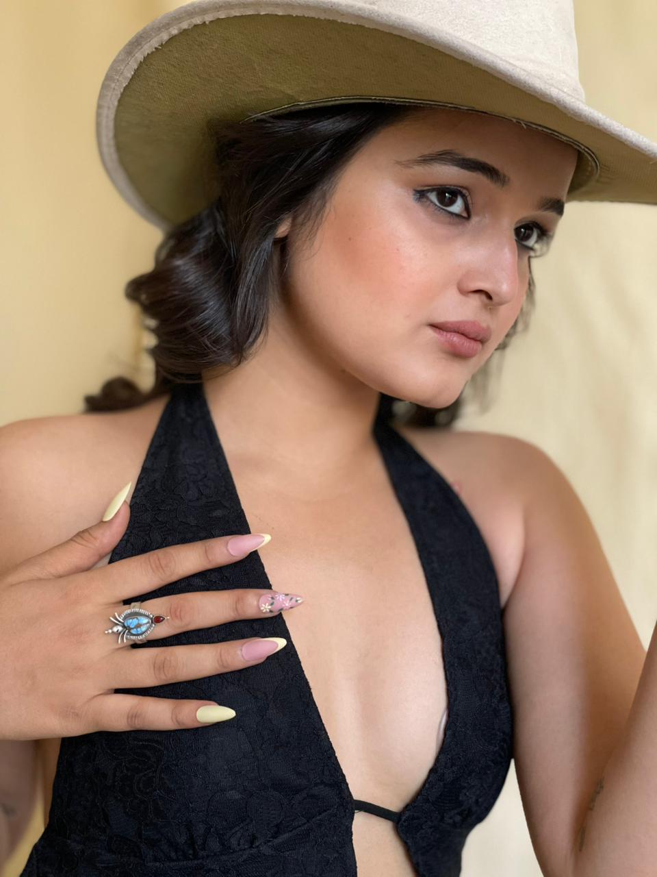 Handmade Sterling Silver Canyon Sunset Collection: Golden Hills Turquoise with White Buffalo and Carnelian Adjustable Ring "Signed Nizhoni"