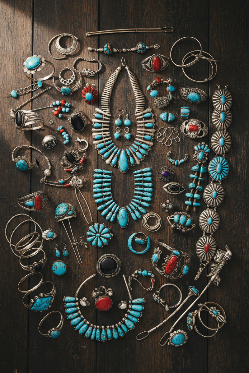 add more jewelry please and remove the vases and the other objects