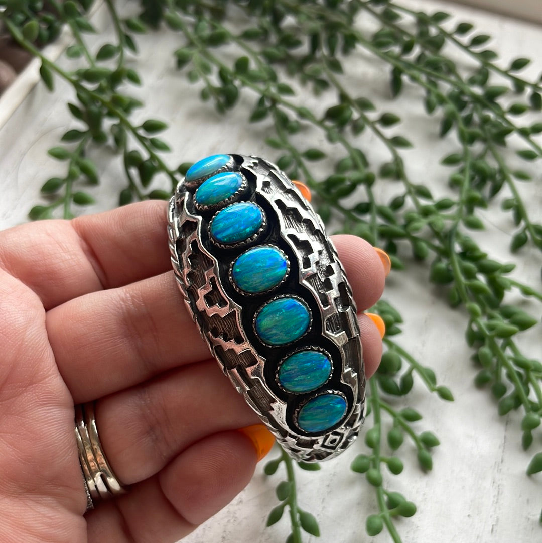 I Own My Peace: Bronzite & Fire Lace Opal Bracelet - Rei of Light Jewelry