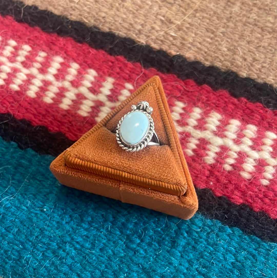 Navajo Golden Hills & Sterling Silver Rings Signed