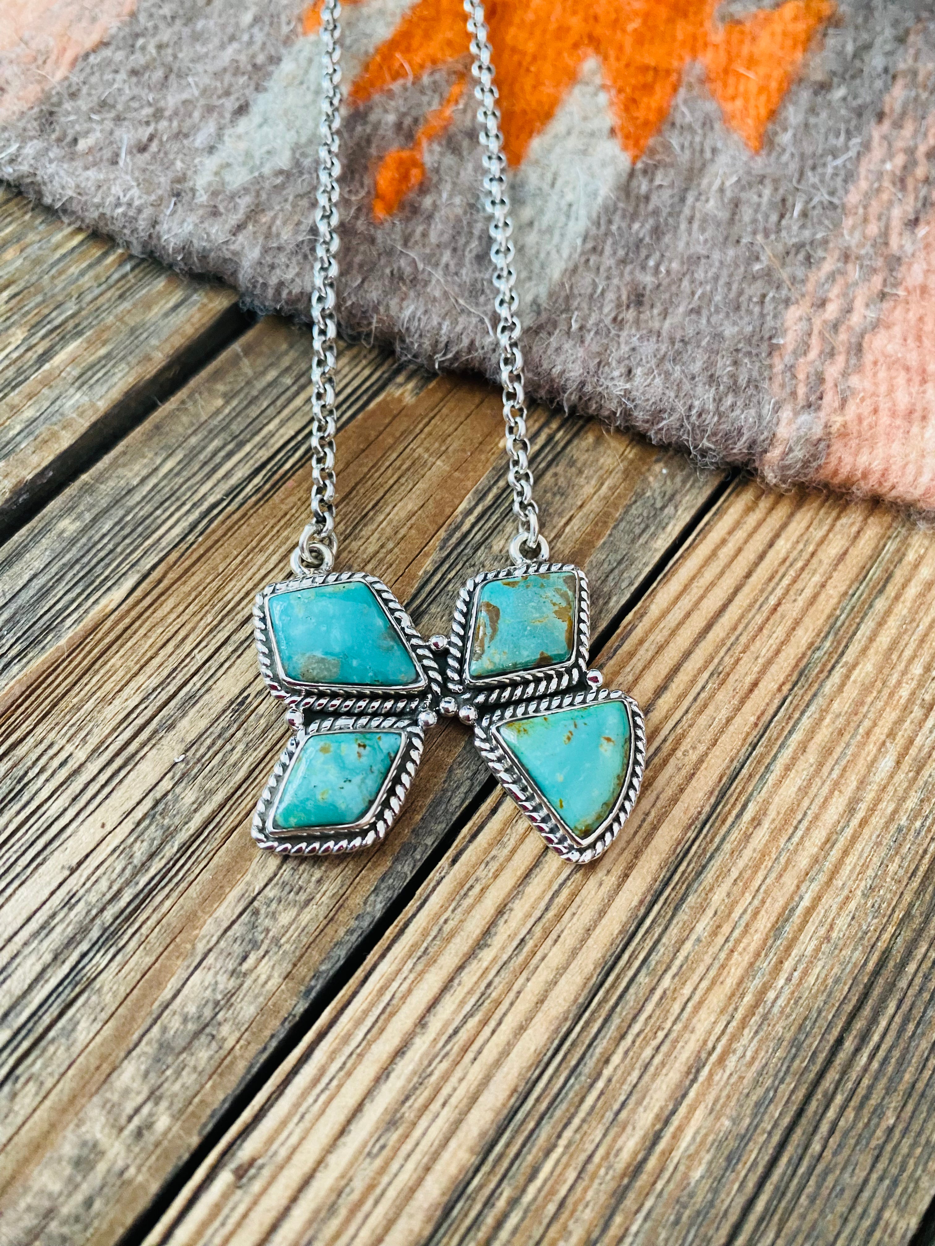 Handmade Sterling Silver & Turquoise Necklace