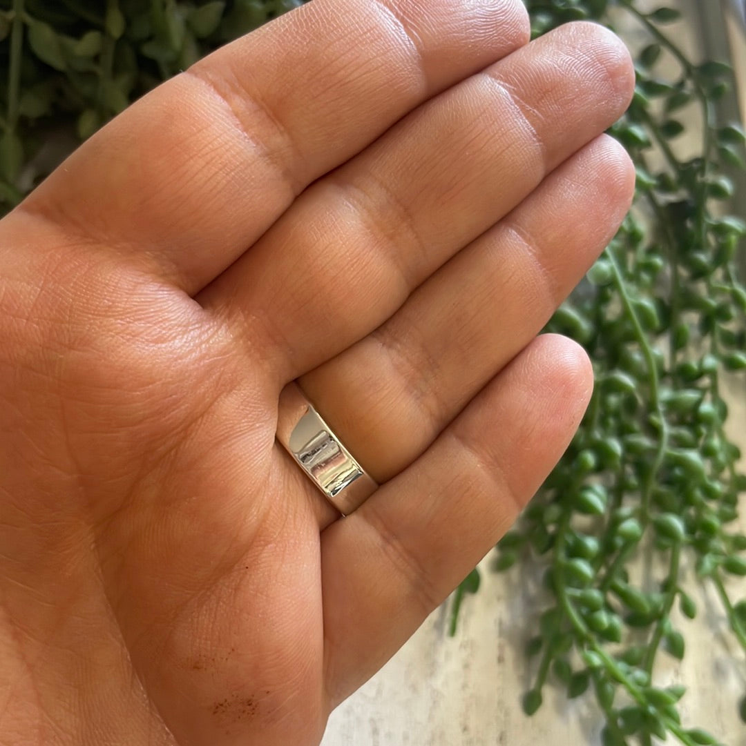 Nizhoni Handmade Pink Dream And Sterling Silver Adjustable Ring